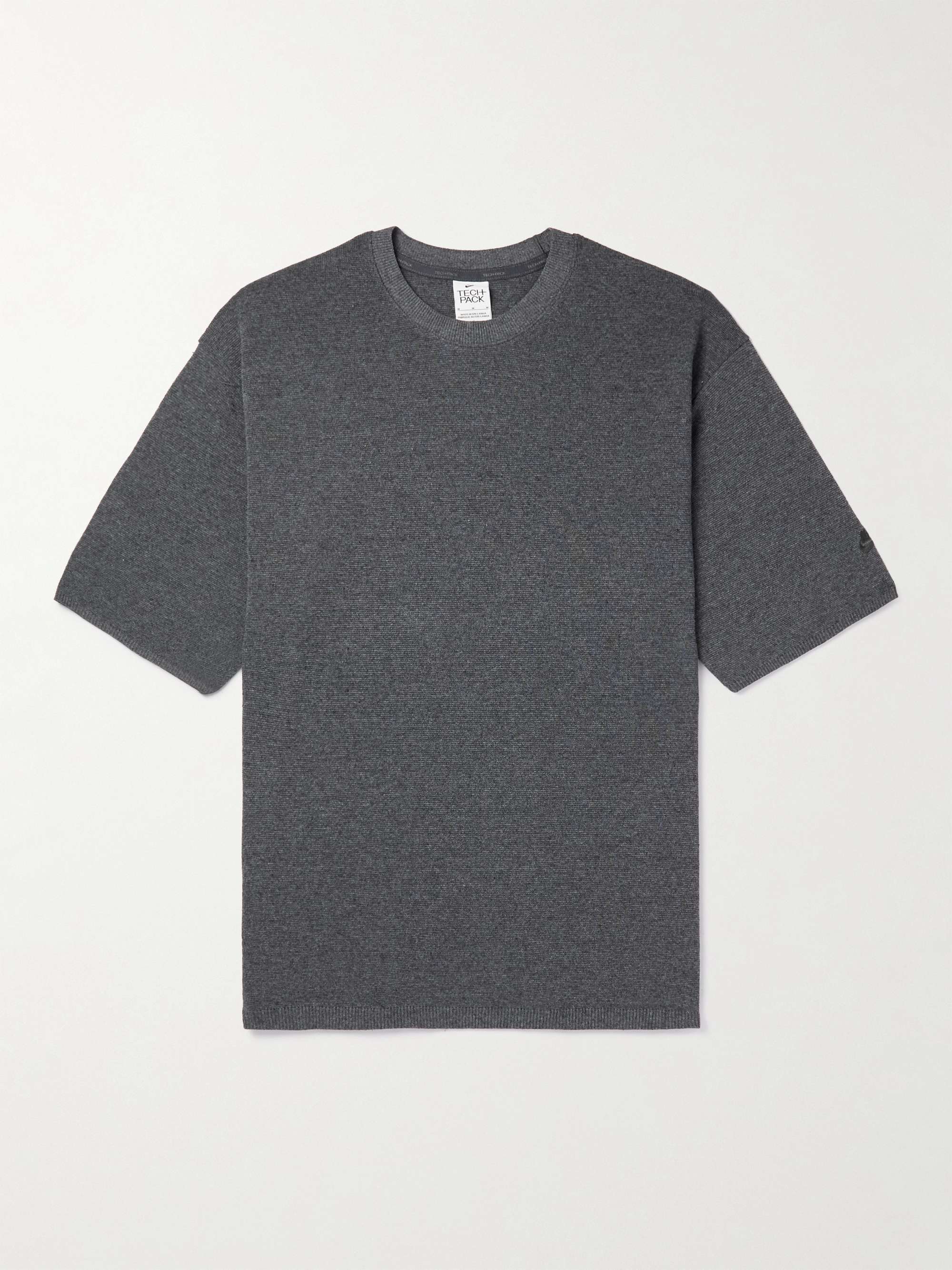 NIKE Logo-Embroidered Stretch Cotton-Blend T-Shirt for Men | MR PORTER