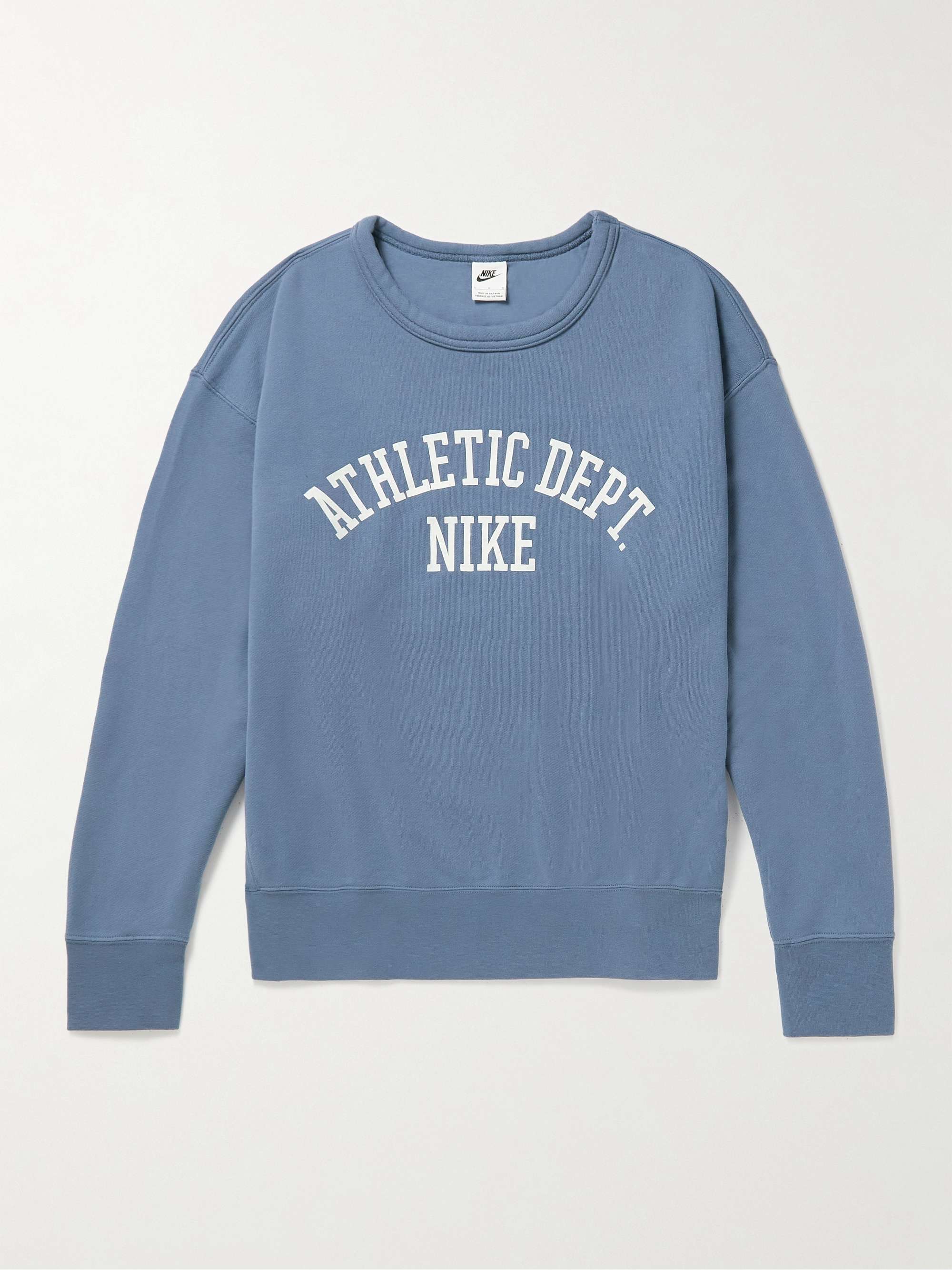 NIKE NSW Logo-Print Cotton-Jersey Sweatshirt | MR PORTER