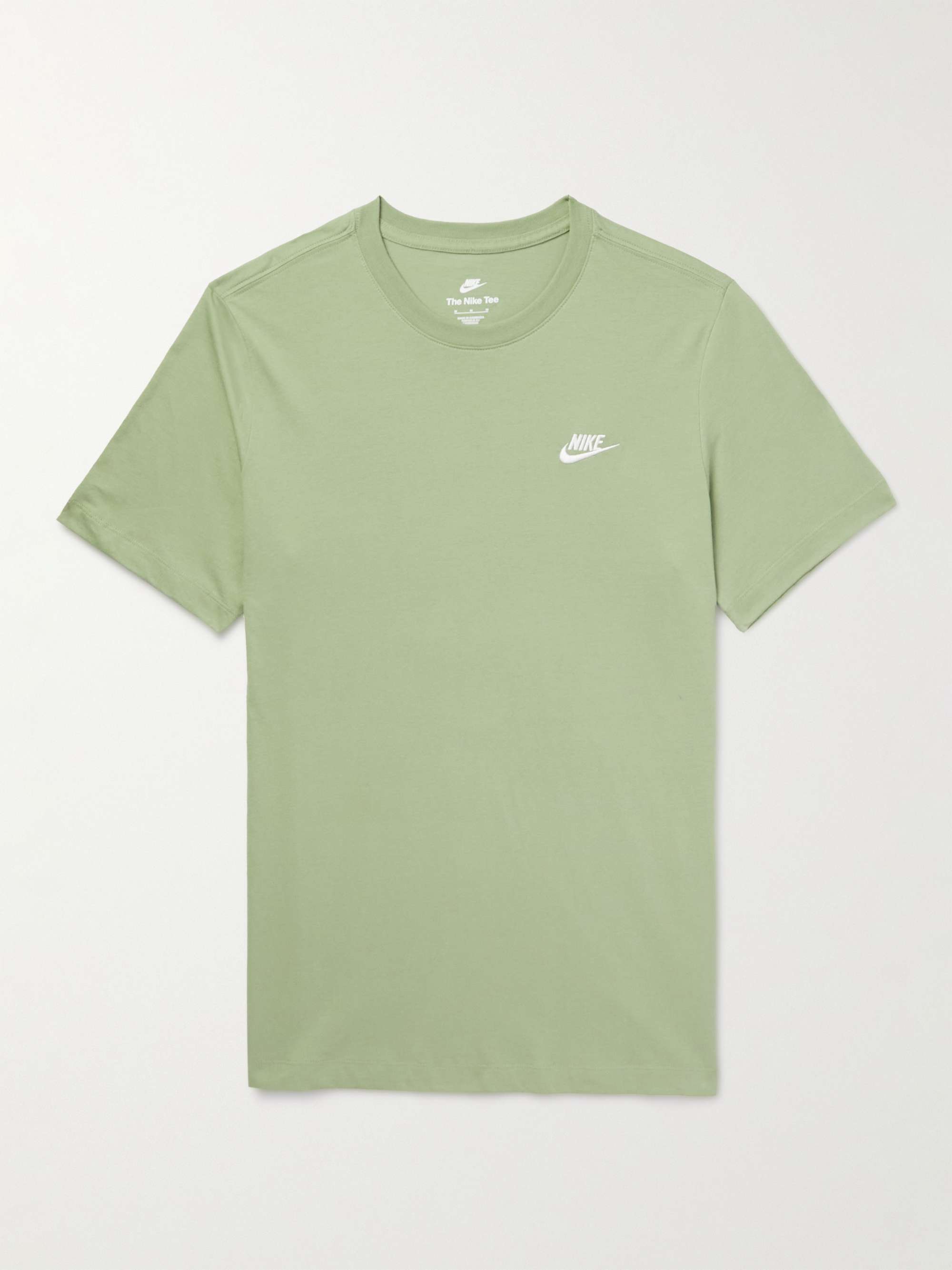 NIKE NSW Logo-Embroidered Cotton-Jersey T-Shirt for Men | MR PORTER