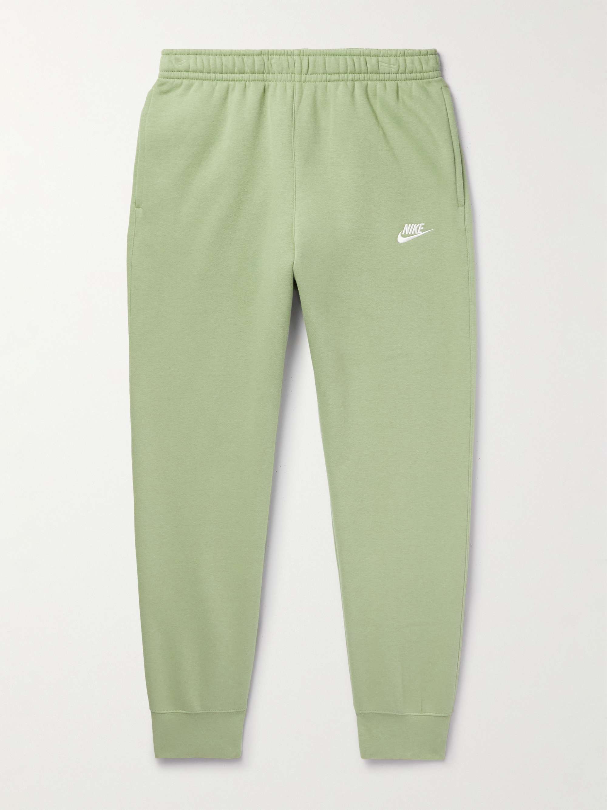 NIKE Sportswear Tapered Cotton-Blend Jersey Sweatpants | MR PORTER