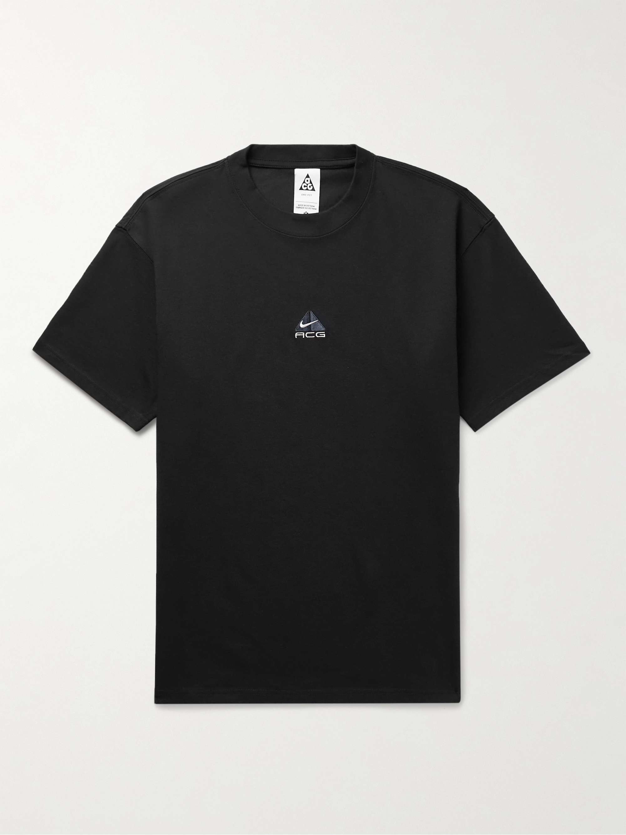 NIKE ACG Logo-Embroidered Jersey T-Shirt | MR PORTER