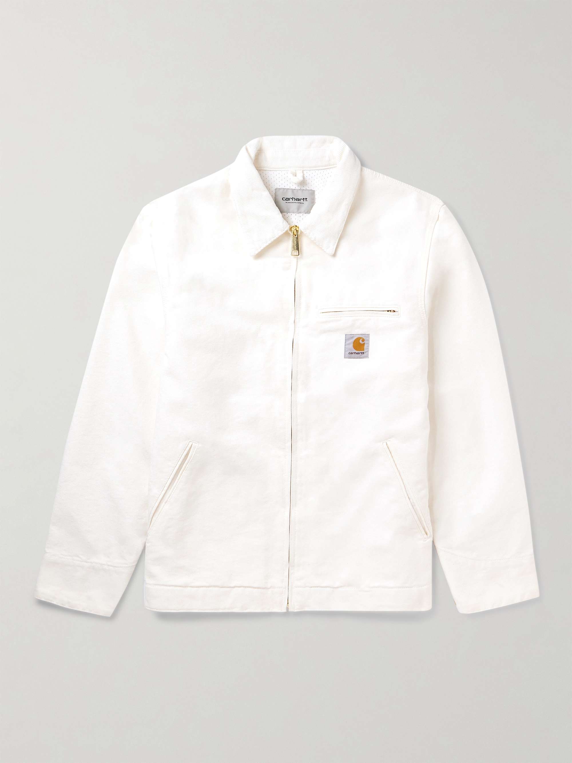 CARHARTT WIP Detroit Corduroy-Trimmed Organic Cotton-Canvas Jacket | MR  PORTER
