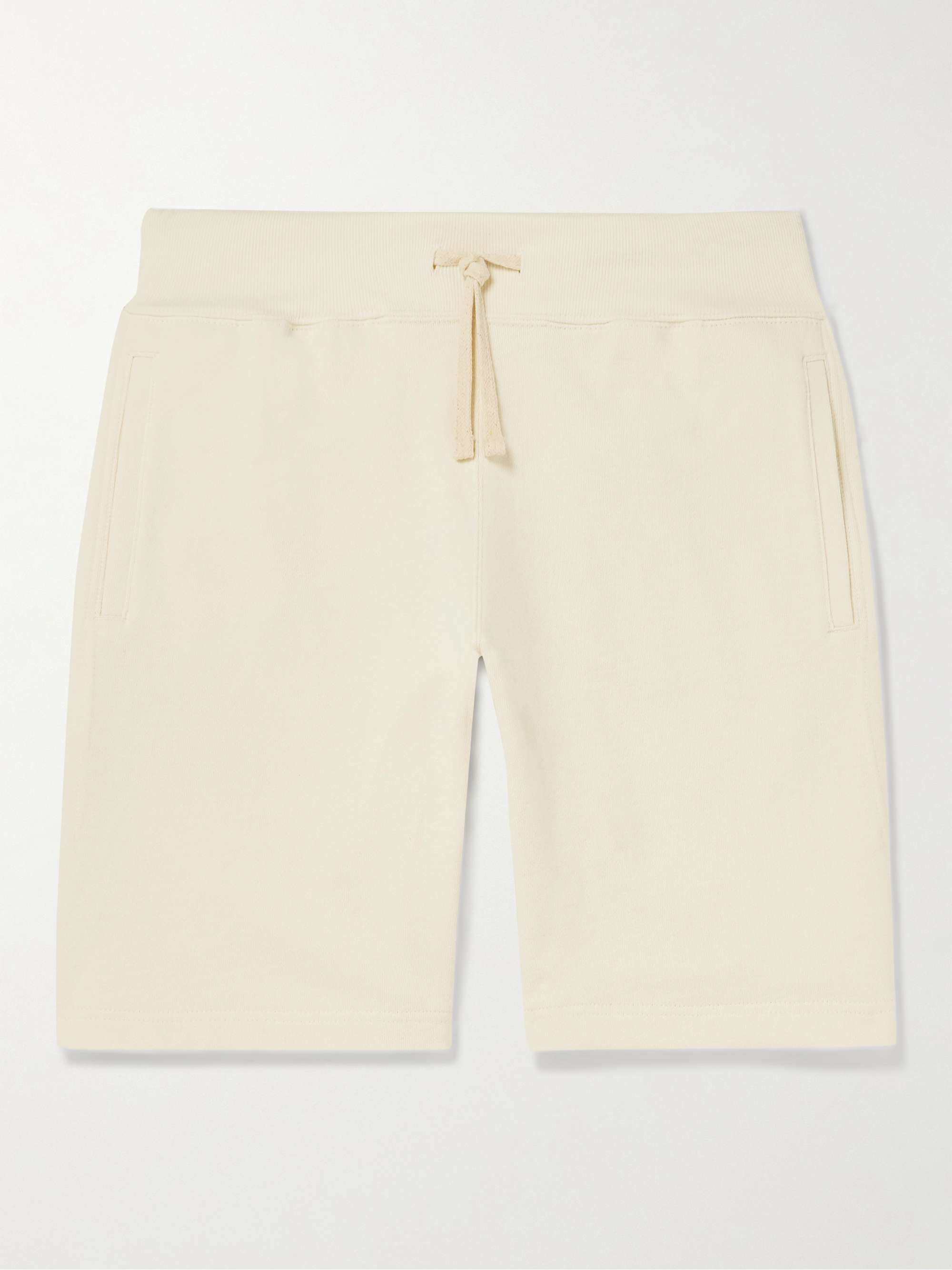 BEAMS PLUS Wide-Leg Cotton-Jersey Drawstring Shorts for Men | MR PORTER