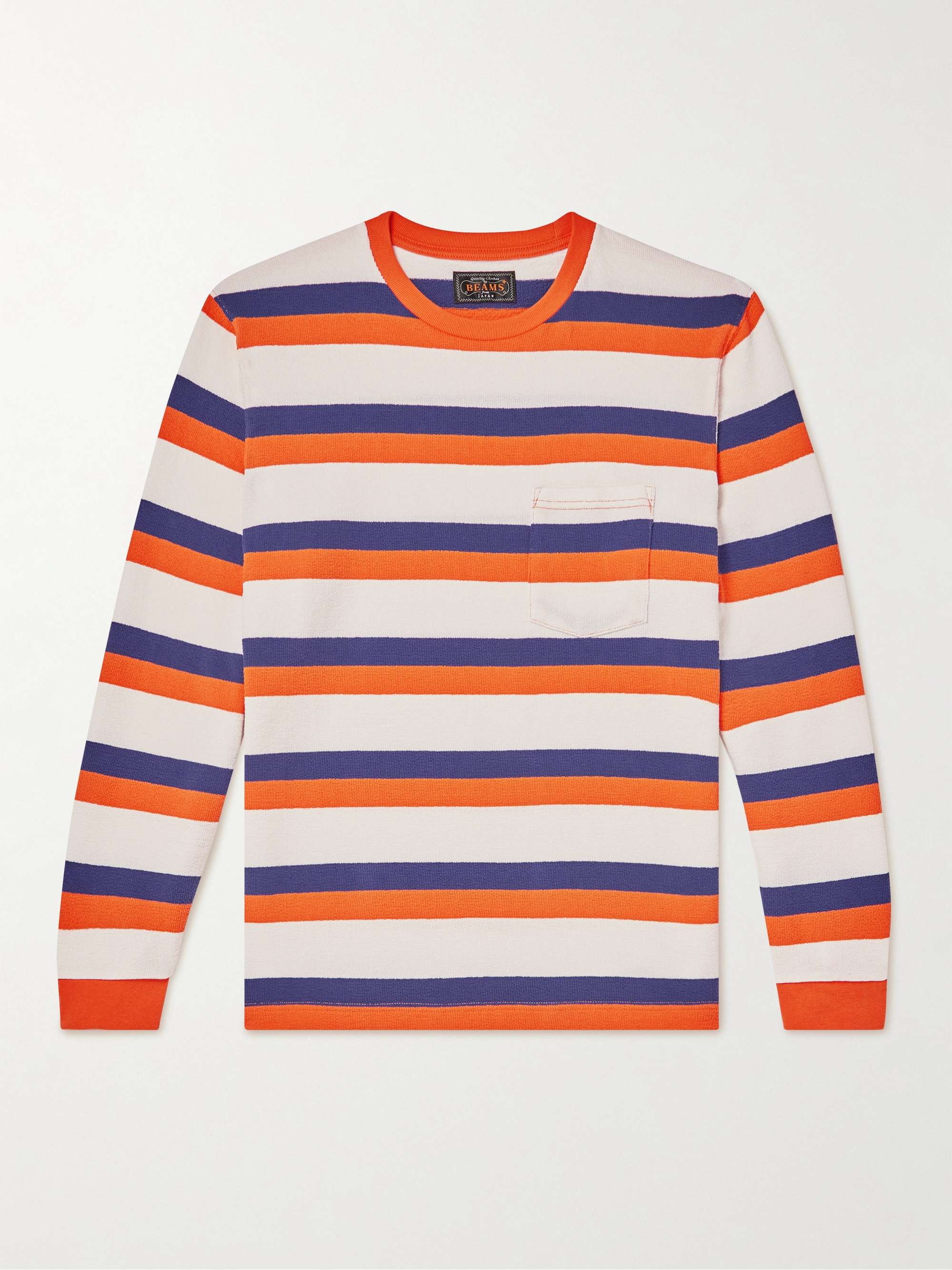 BEAMS PLUS Striped Cotton T-shirt for Men | MR PORTER