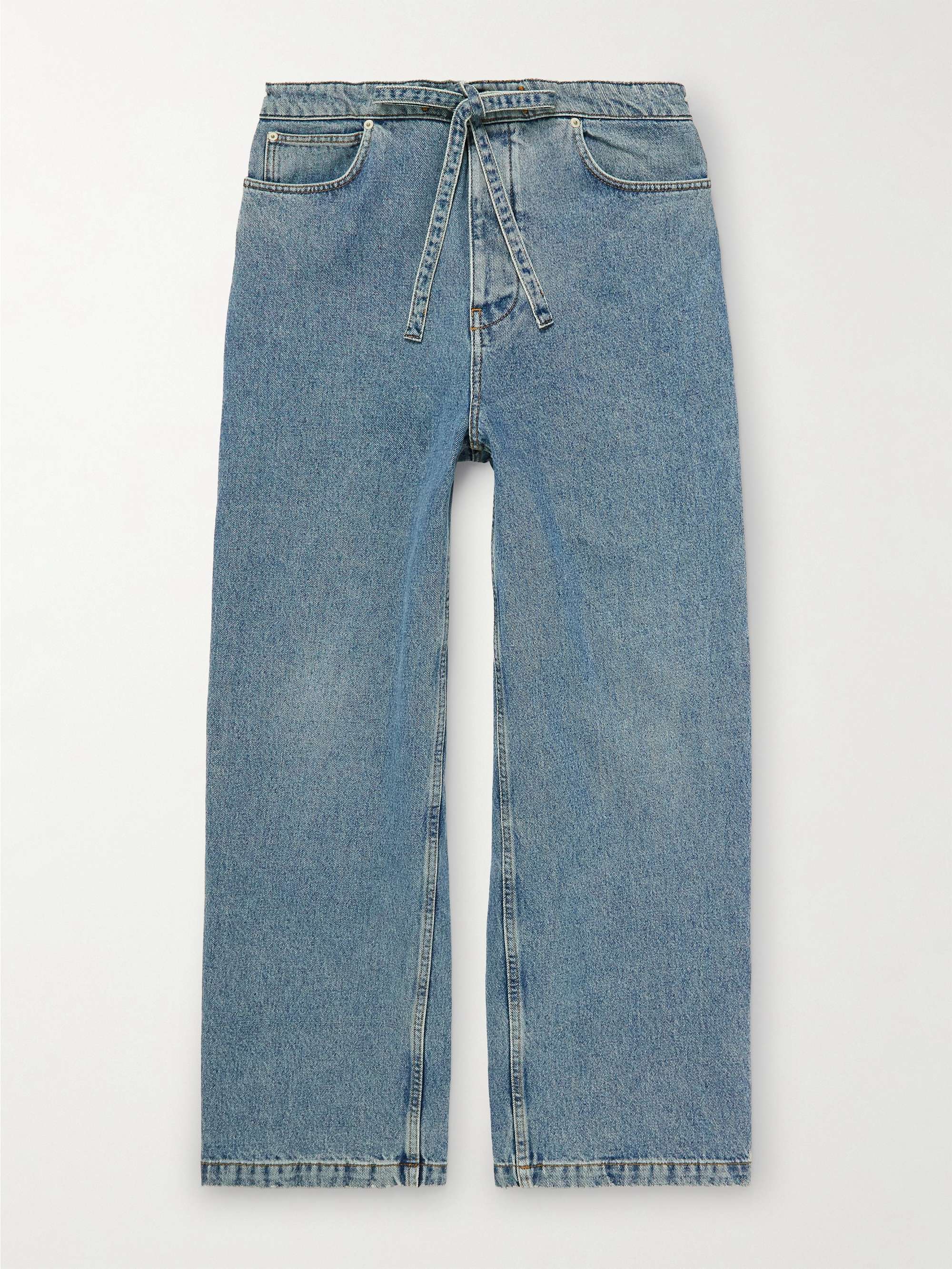 LOEWE Straight-Leg Drawstring Jeans | MR PORTER