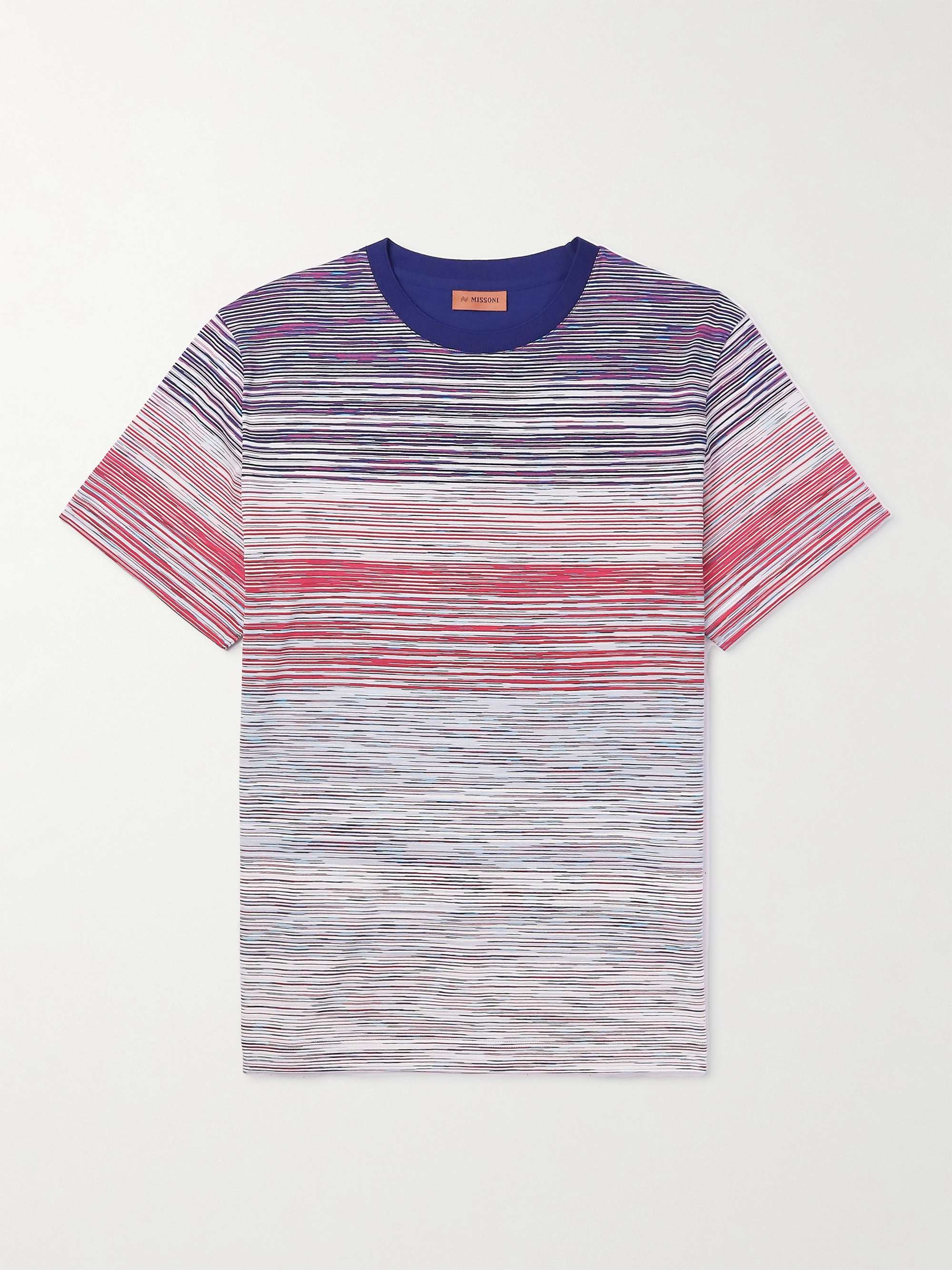 MISSONI Space-Dyed Cotton-Jersey T-Shirt for Men | MR PORTER