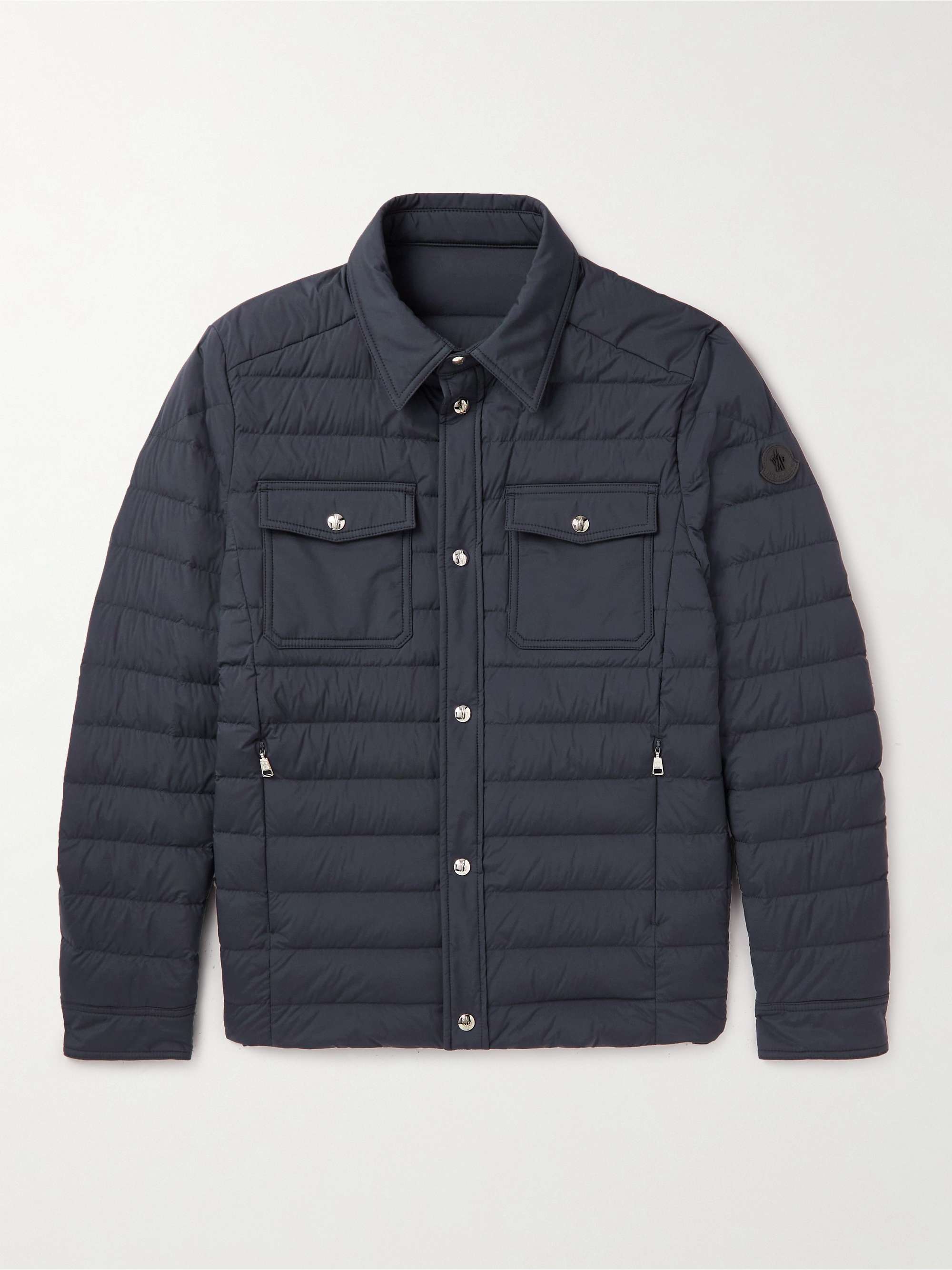 Navy Mauldre Quilted Shell Down Jacket | MONCLER | MR PORTER