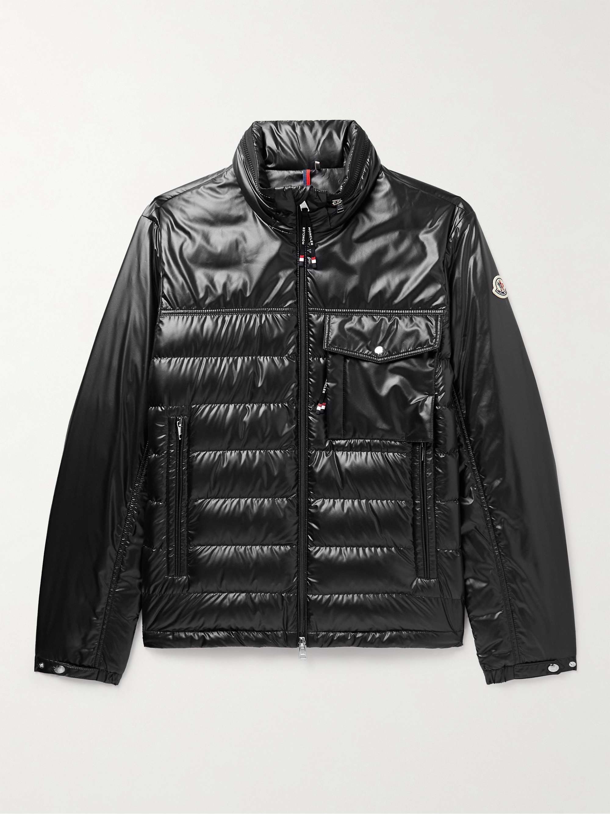 MONCLER Malpas Quilted Glossed-Shell Hooded Down Jacket | MR PORTER