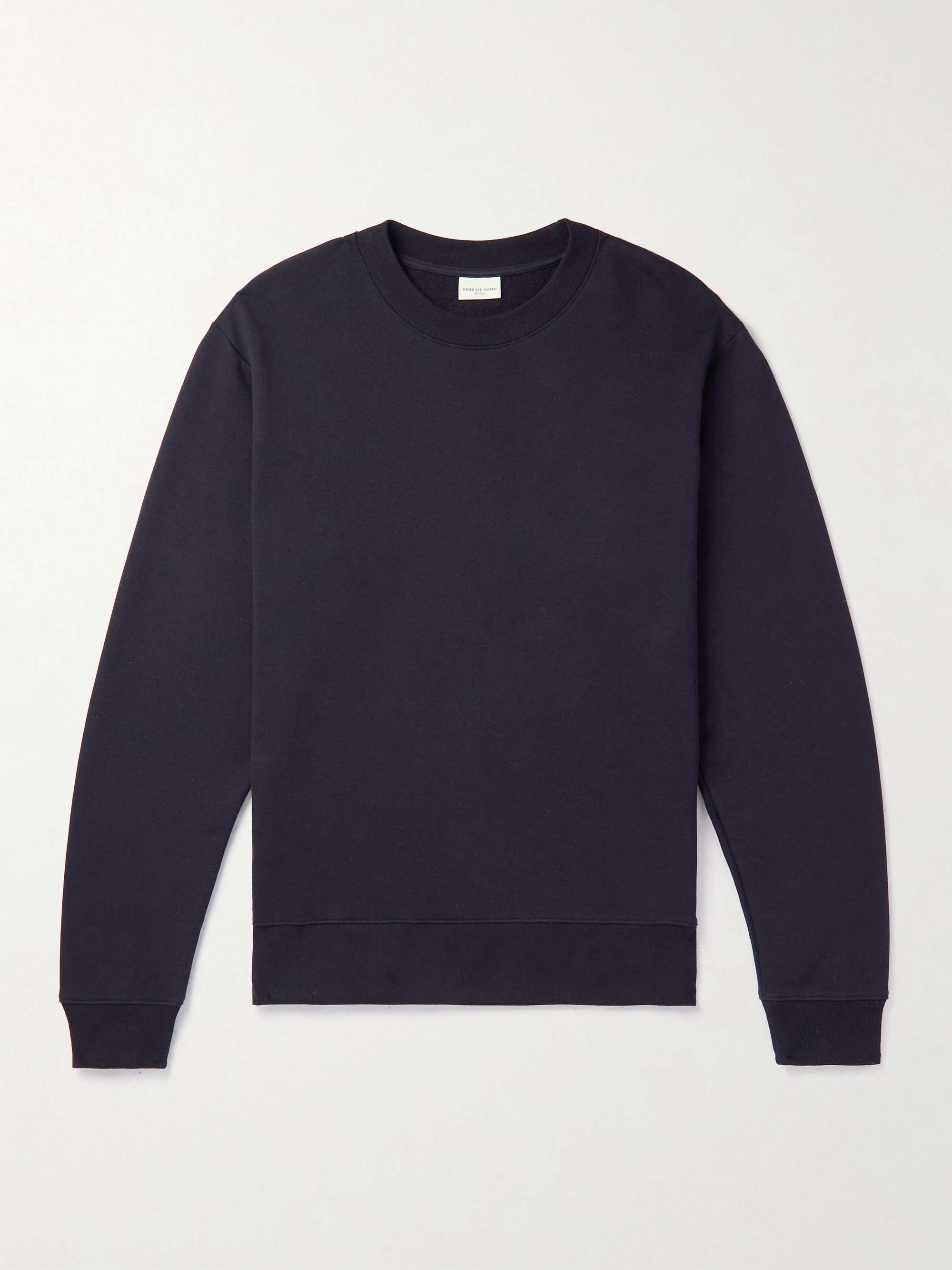 DRIES VAN NOTEN Cotton-Jersey Sweatshirt | MR PORTER