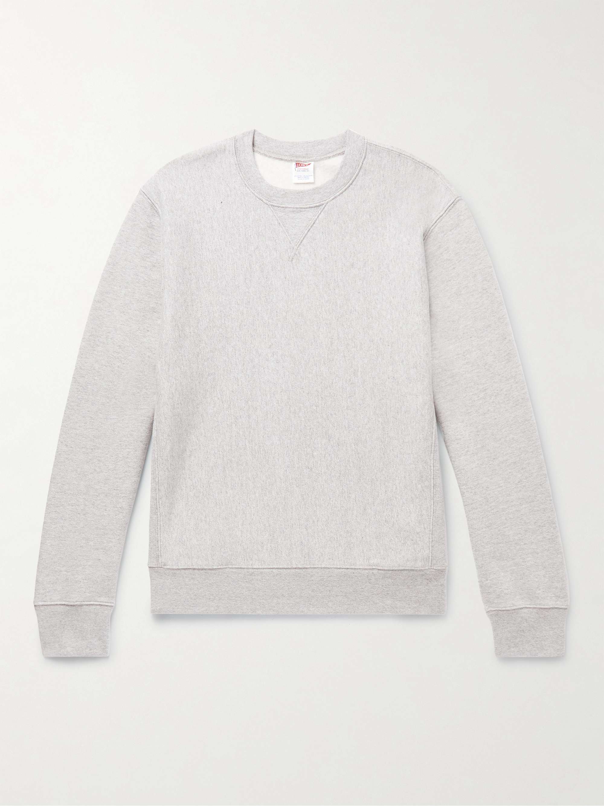 J.CREW Cotton-Blend Jersey Sweatshirt for Men | MR PORTER