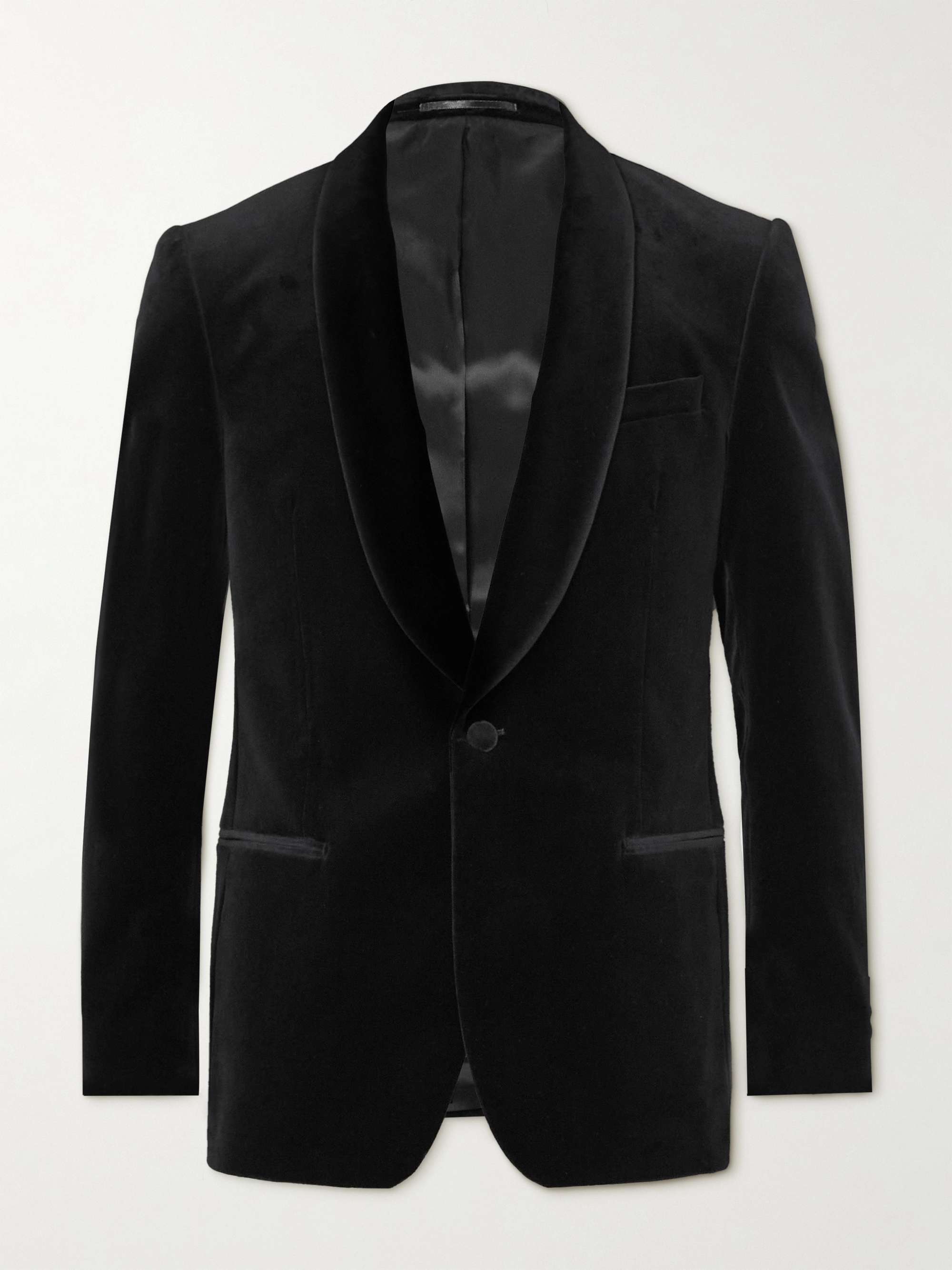 MR P. Cotton-Blend Velvet Tuxedo Jacket for Men | MR PORTER