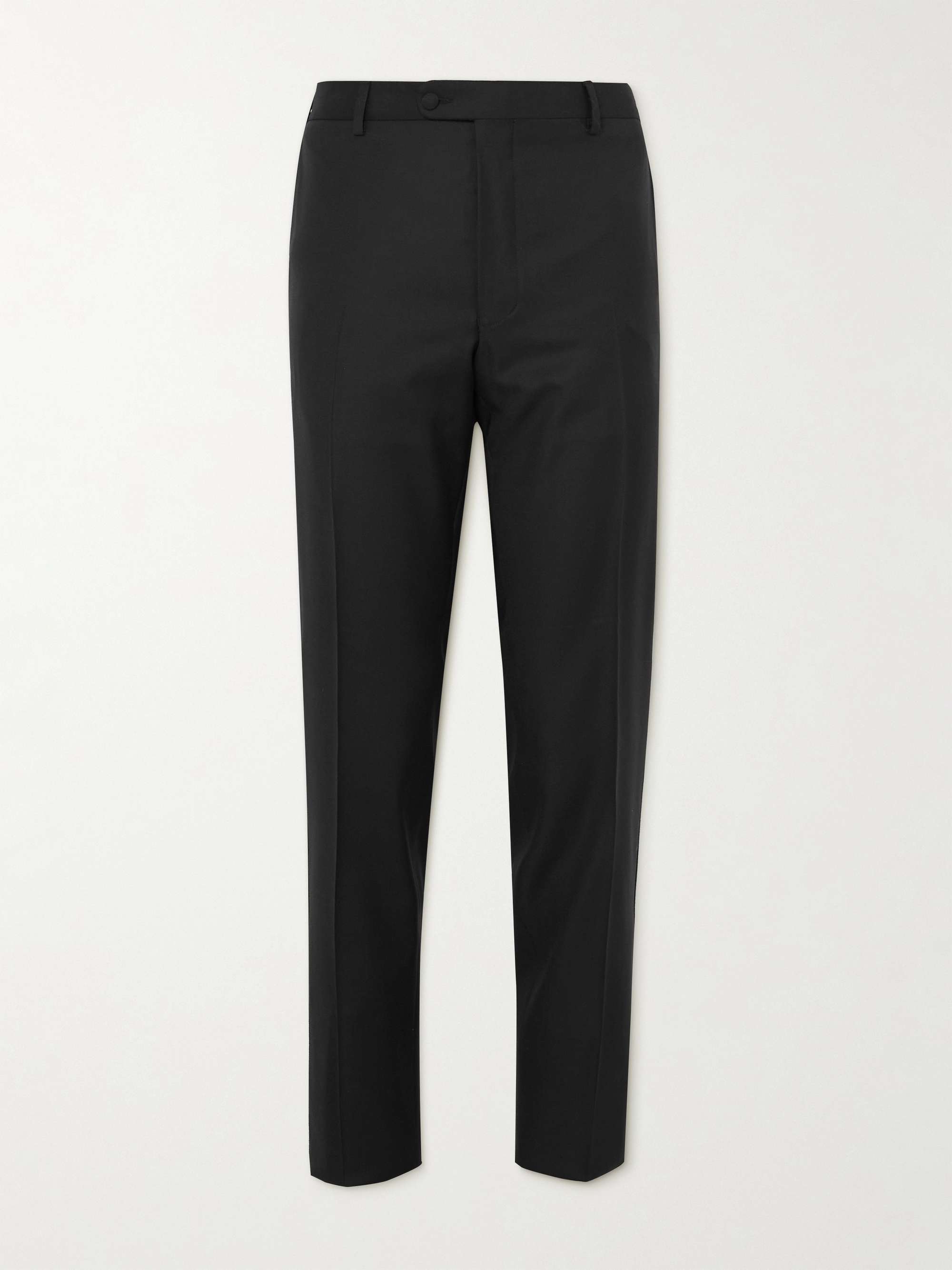 MR P. Slim-Fit Tapered Wool Tuxedo Trousers for Men | MR PORTER