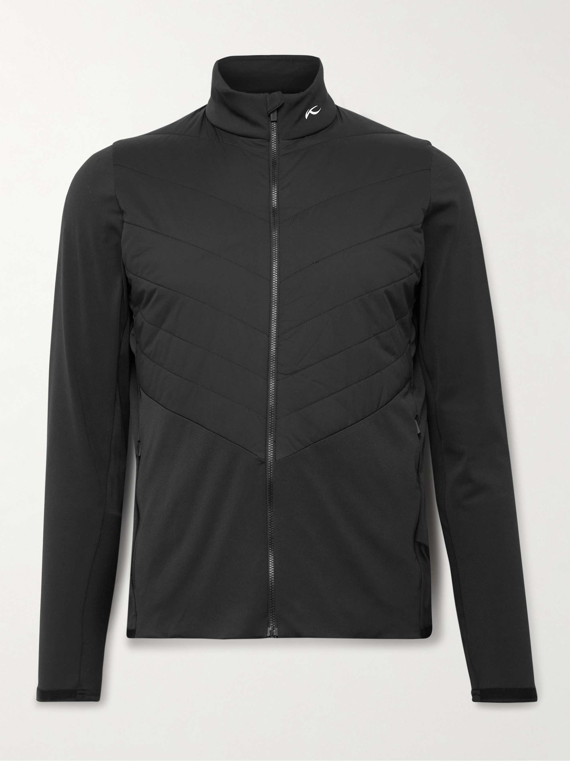 KJUS GOLF Release Quilted Shell and Stretch-Jersey Golf Jacket | MR PORTER