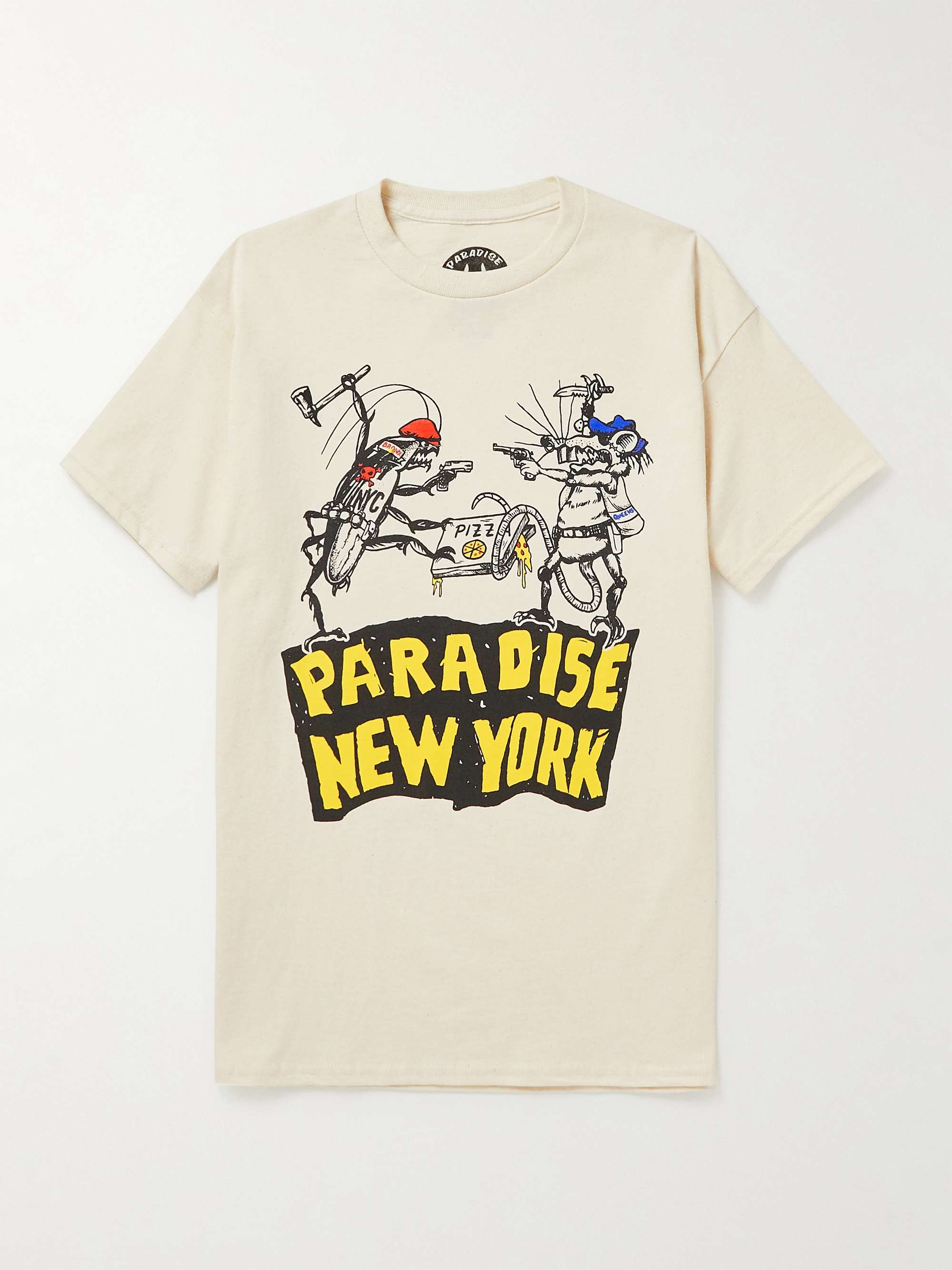 PARADISE Bronx Vs Queens Printed Cotton-Jersey T-Shirt | MR PORTER