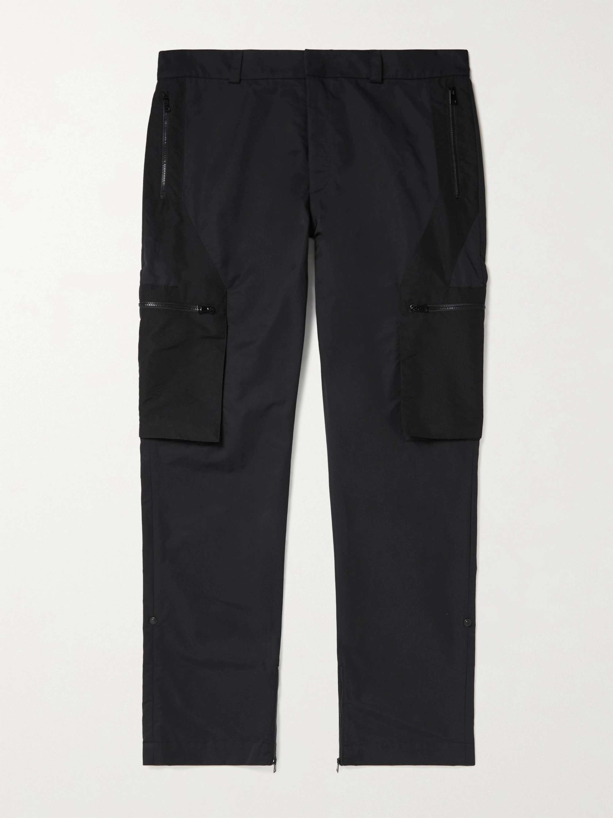 SAIF UD DEEN Straight-Leg Panelled Cotton-Blend Shell Cargo Trousers for  Men | MR PORTER