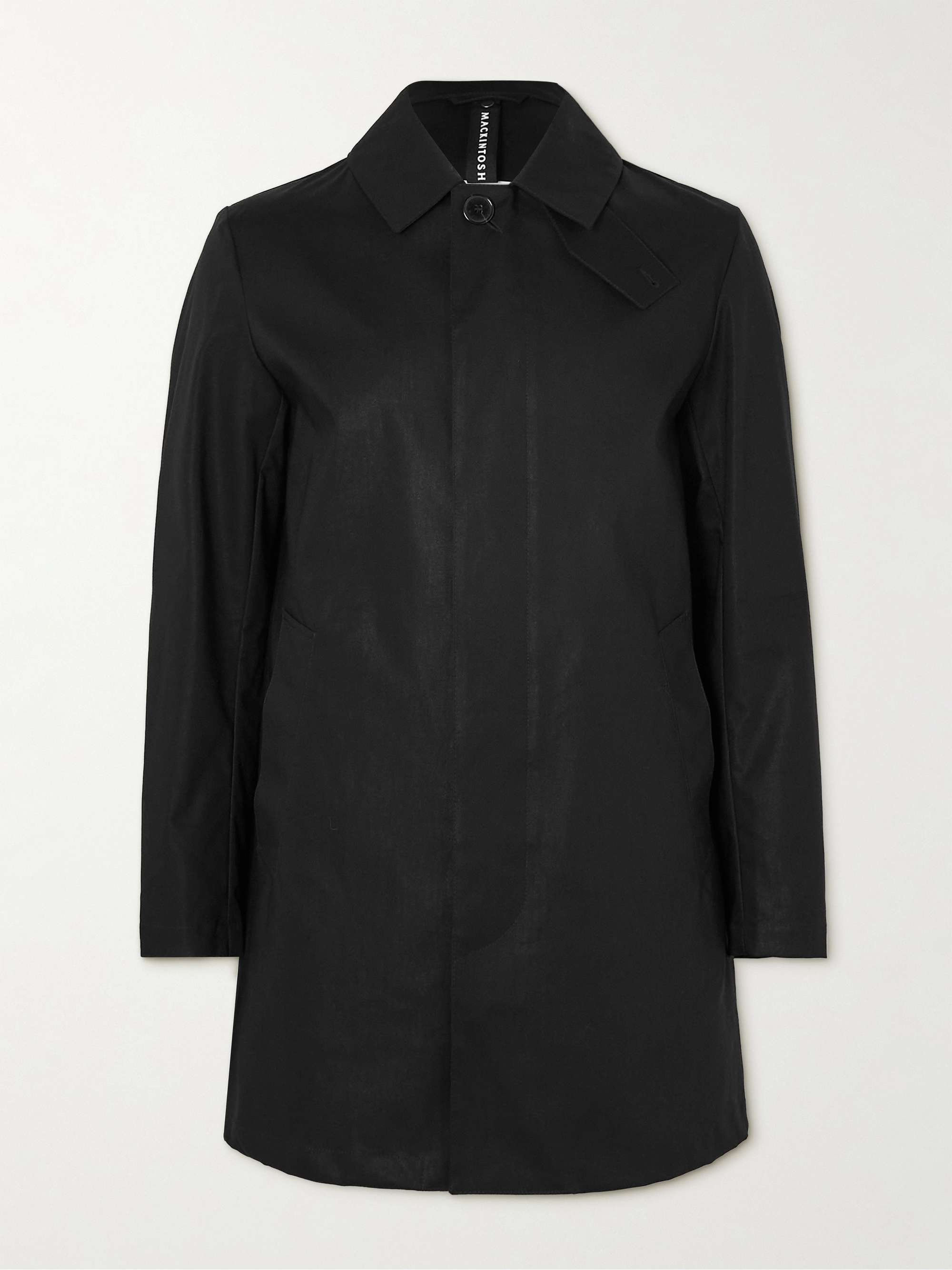 أسود معطف ترانش Cambridge من القطن المتين | MACKINTOSH | MR PORTER