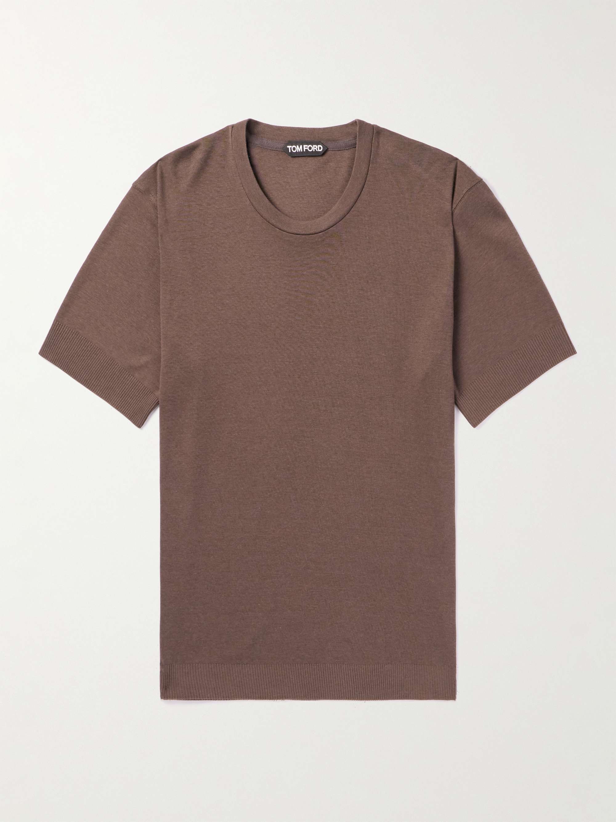 TOM FORD Lyocell and Cotton-Blend T-Shirt for Men | MR PORTER