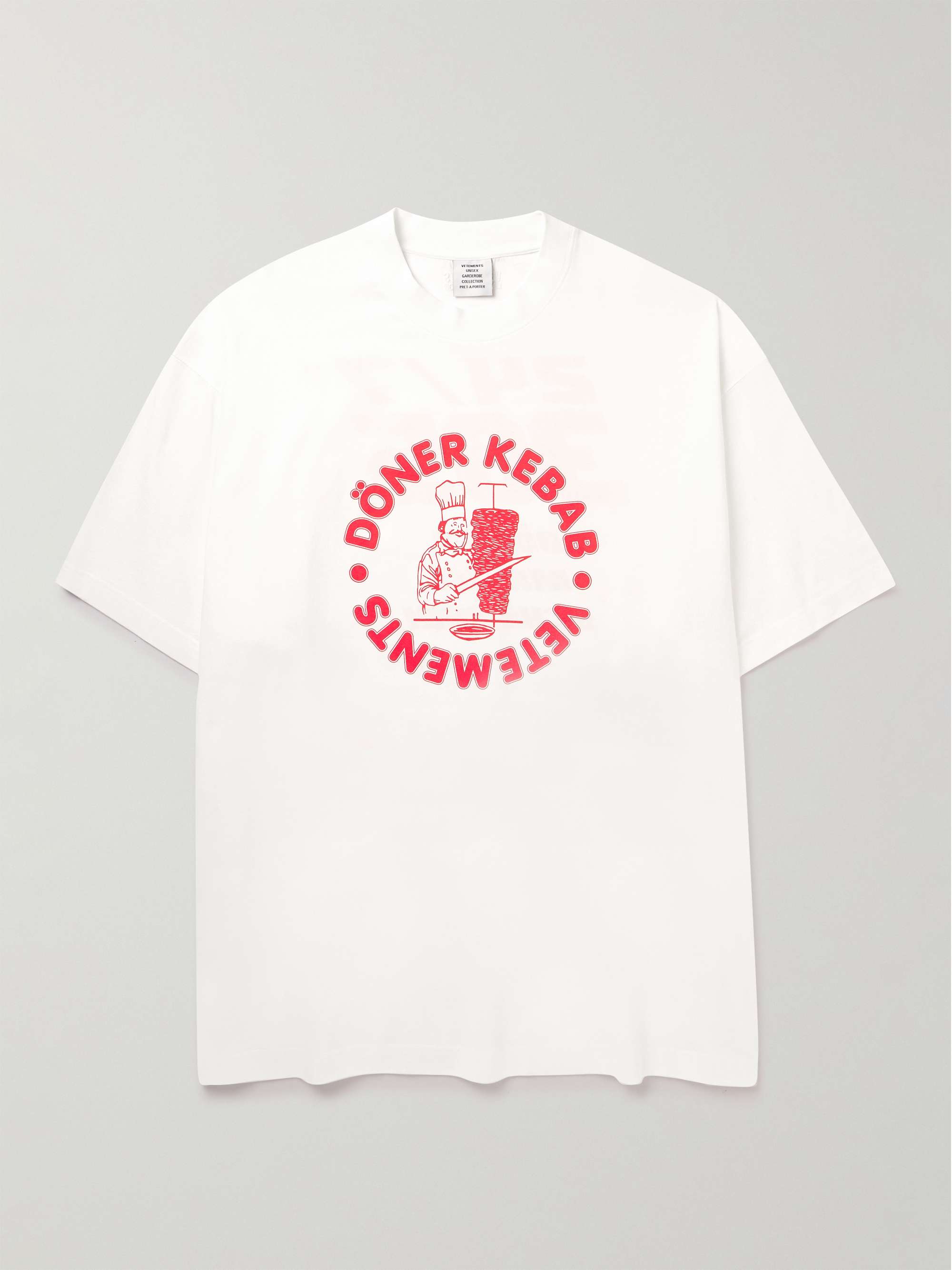 VETEMENTS Oversized Cotton-Jersey T-Shirt for Men | MR PORTER