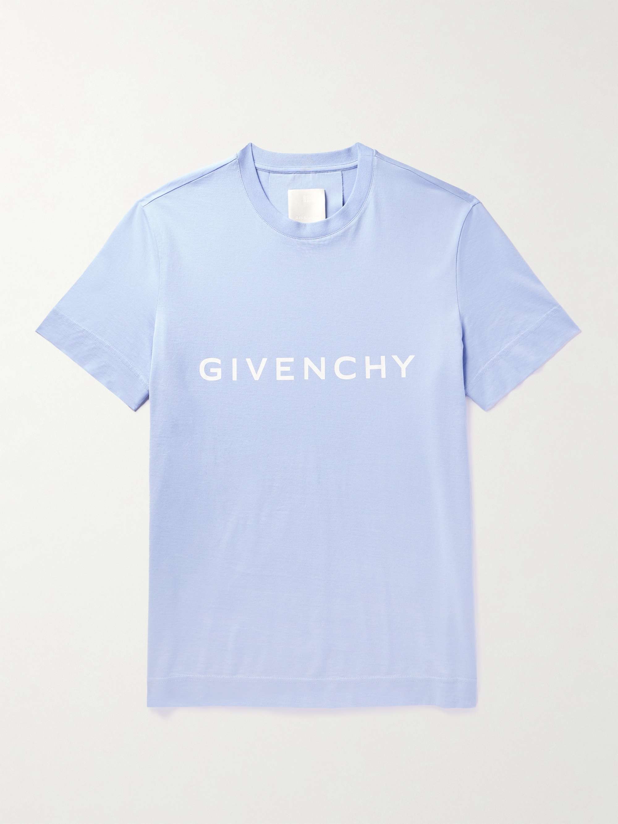 GIVENCHY Slim-Fit Logo-Print Cotton-Jersey T-Shirt for Men | MR PORTER