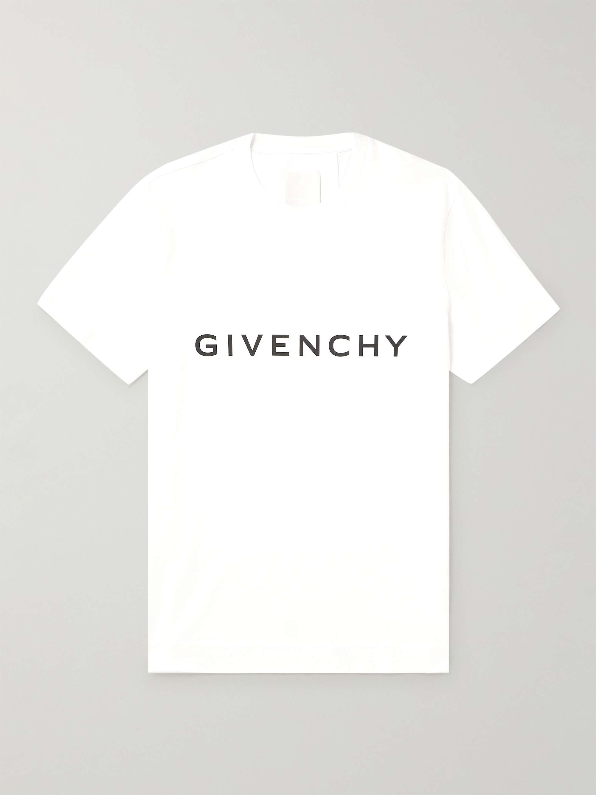 GIVENCHY Logo-Print Cotton-Jersey T-Shirt for Men