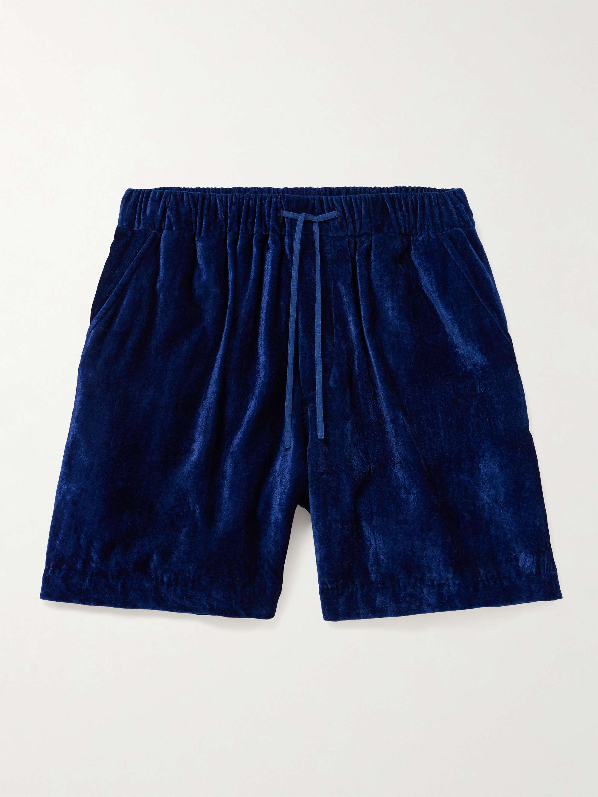 Shorts in velluto di misto cotone e seta con coulisse 11.11/ELEVEN ELEVEN  da uomo | MR PORTER