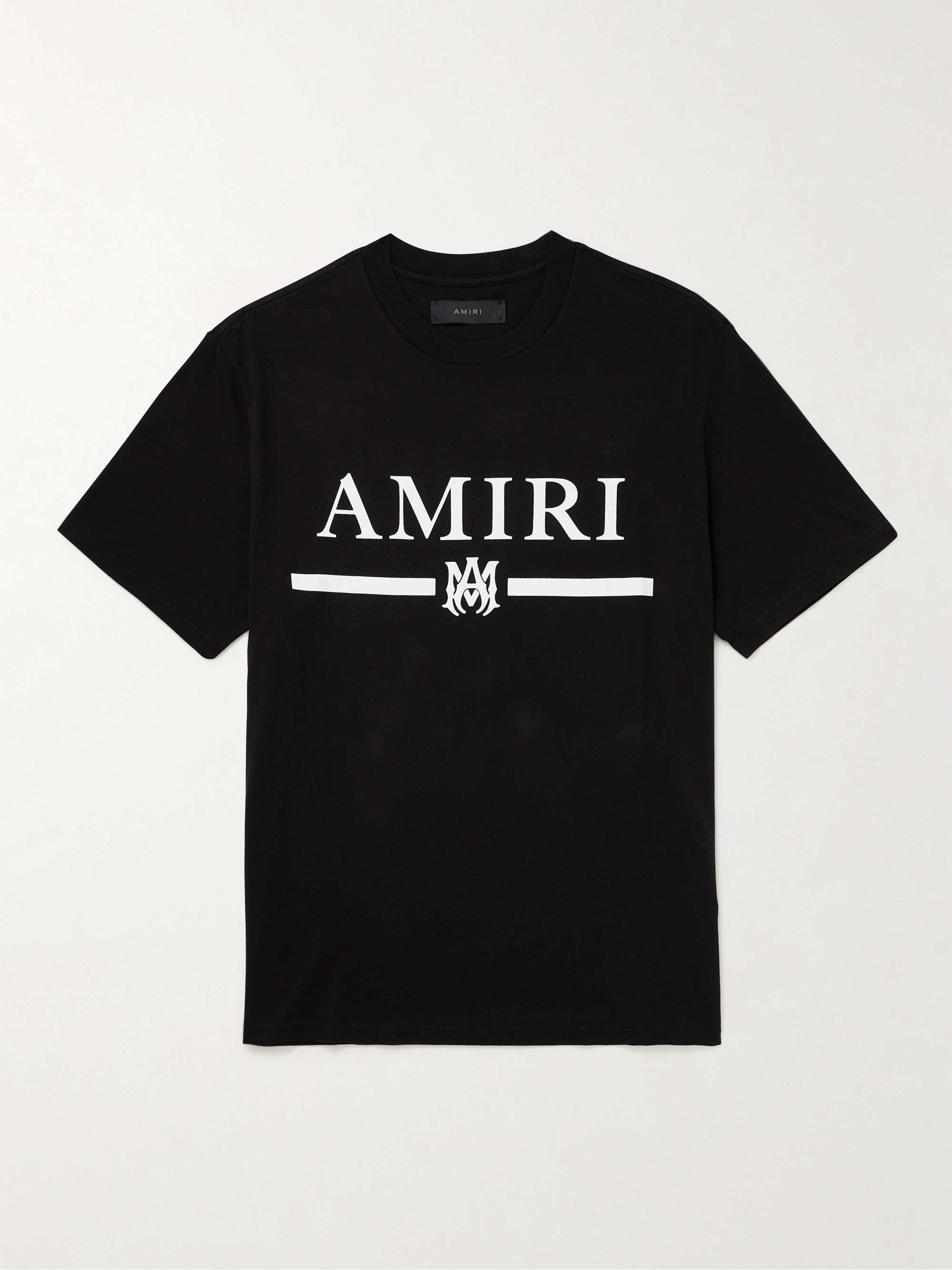 T-shirt in jersey di cotone con logo applicato AMIRI da uomo | MR PORTER