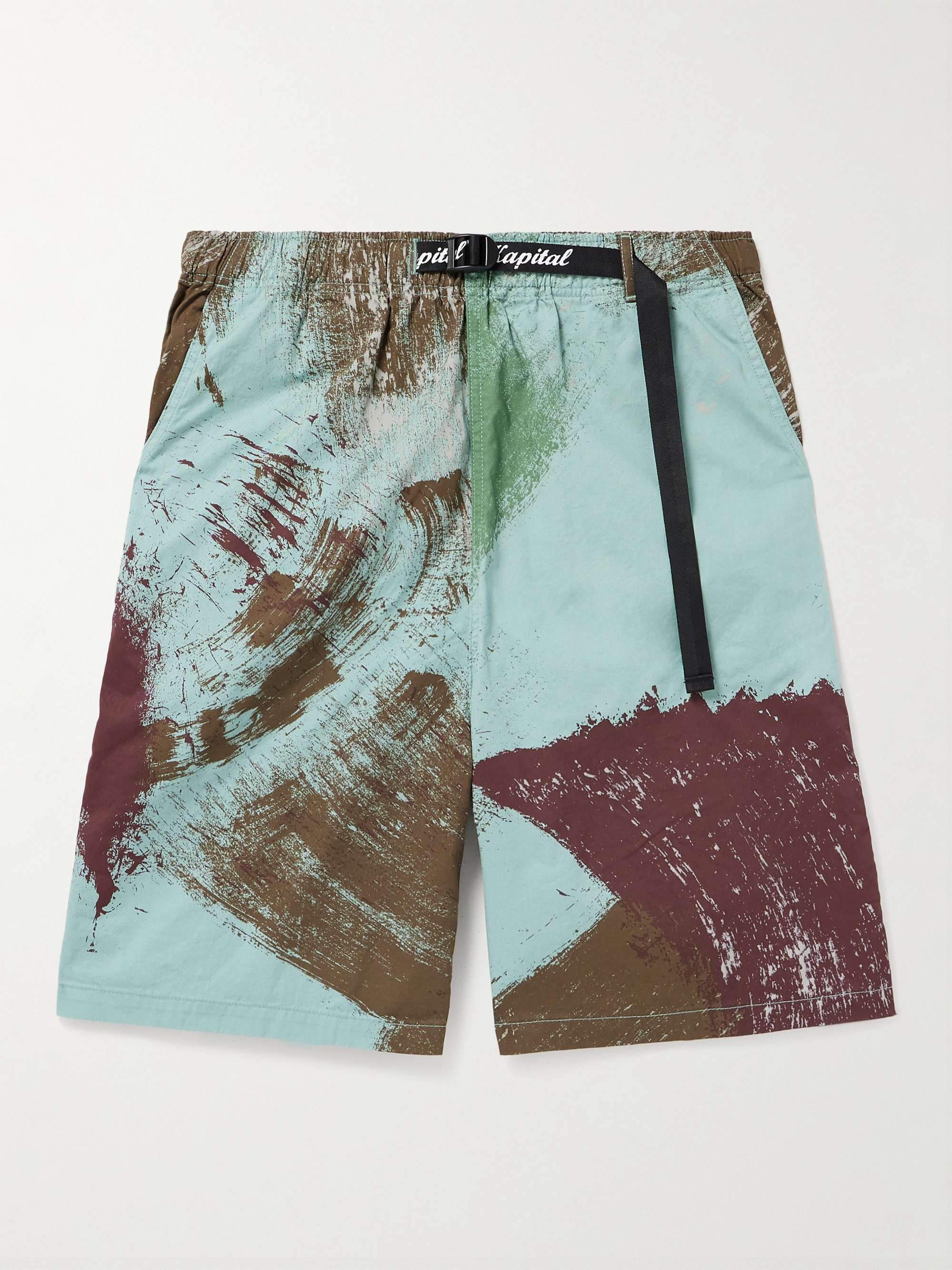 Gerade geschnittene Shorts aus bedrucktem Shell | MR PORTER