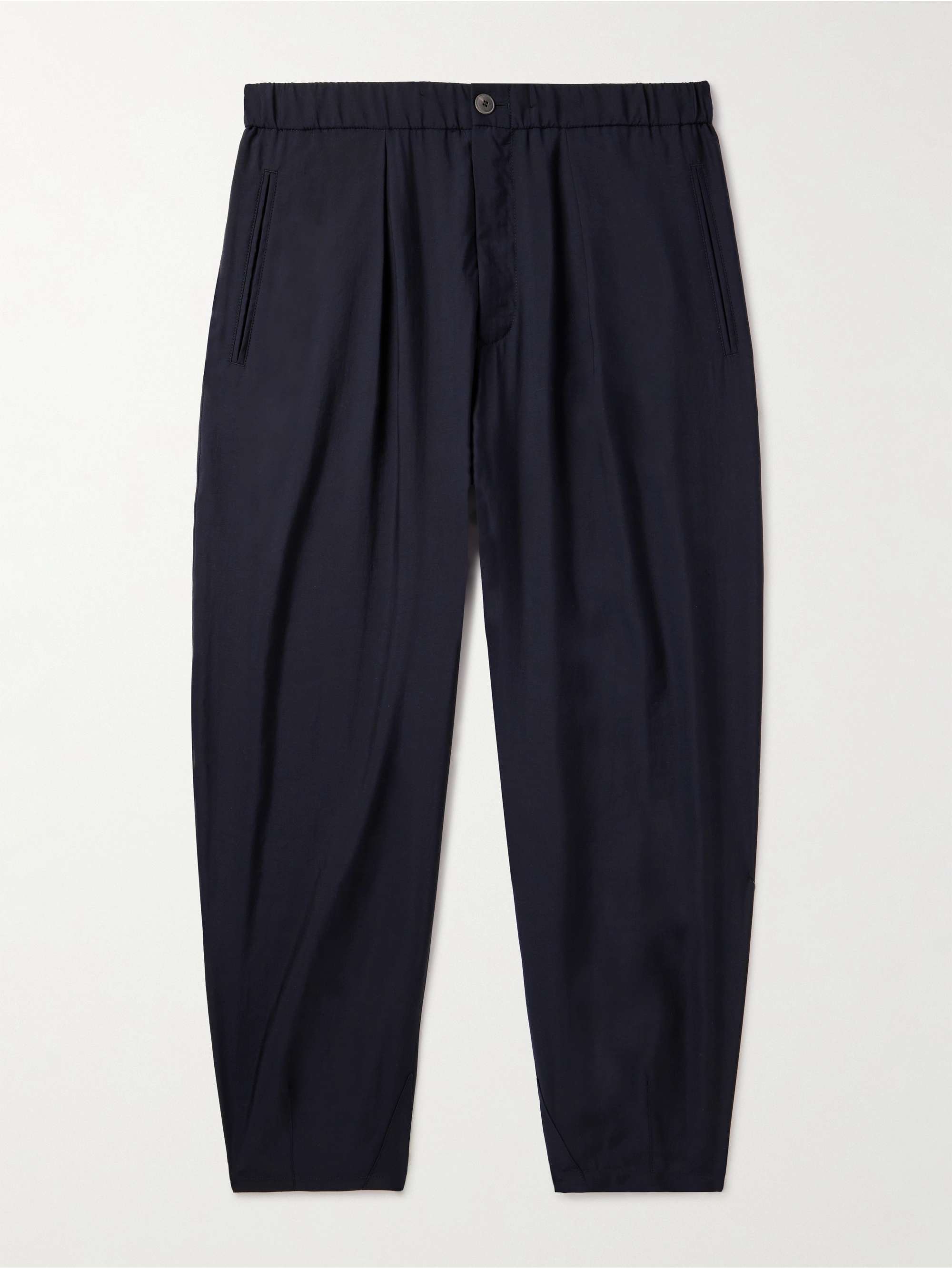 GIORGIO ARMANI Straight-Leg Lyocell and Silk-Blend Suit Trousers for Men |  MR PORTER