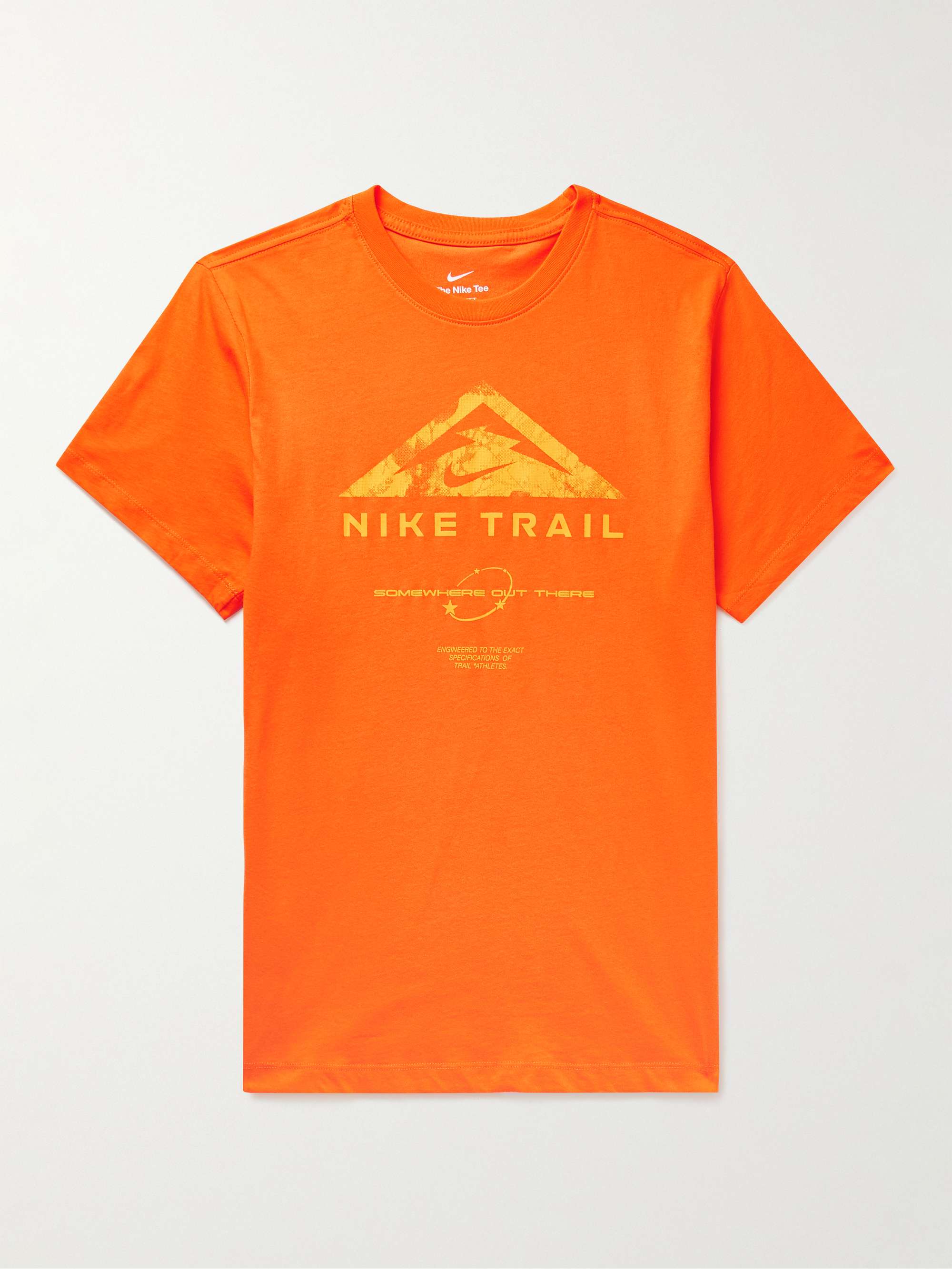 NIKE RUNNING Trail Logo-Print Dri-FIT T-Shirt for Men | MR PORTER