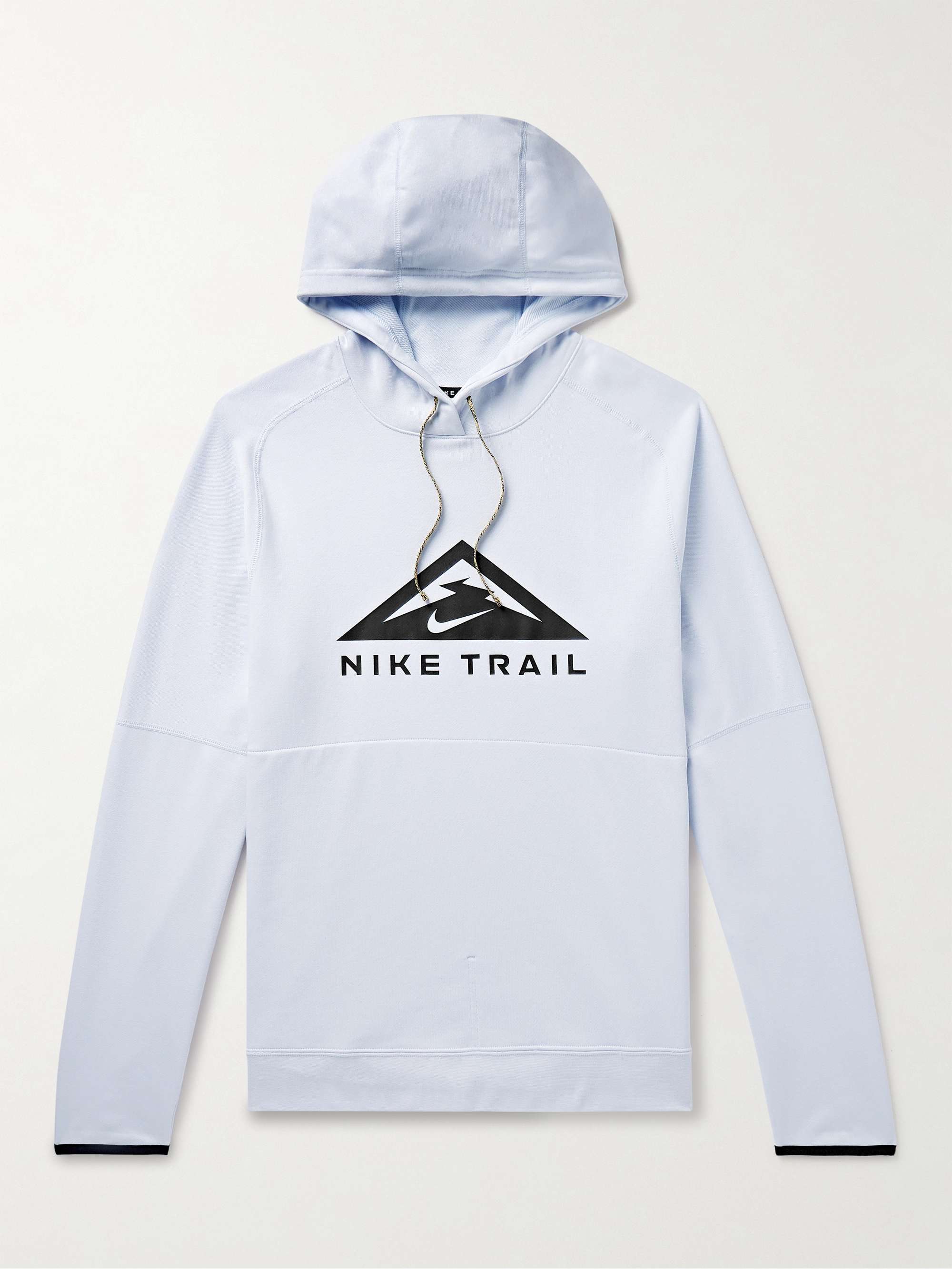 NIKE RUNNING Trail Magic Hour Logo-Print Cotton-Blend Dri-FIT Hoodie for  Men | MR PORTER