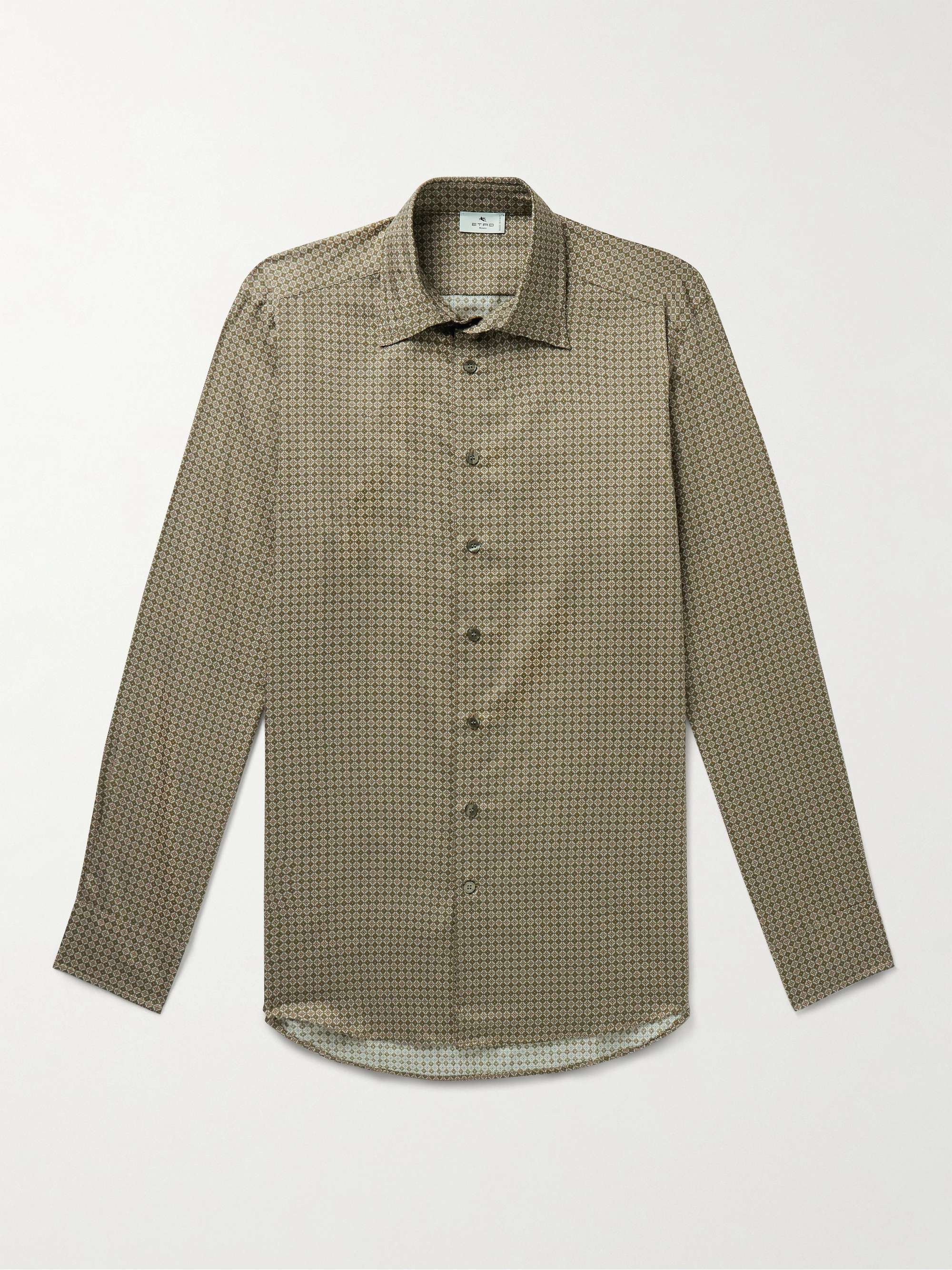 ETRO Slim-Fit Printed Cotton Shirt for Men | MR PORTER