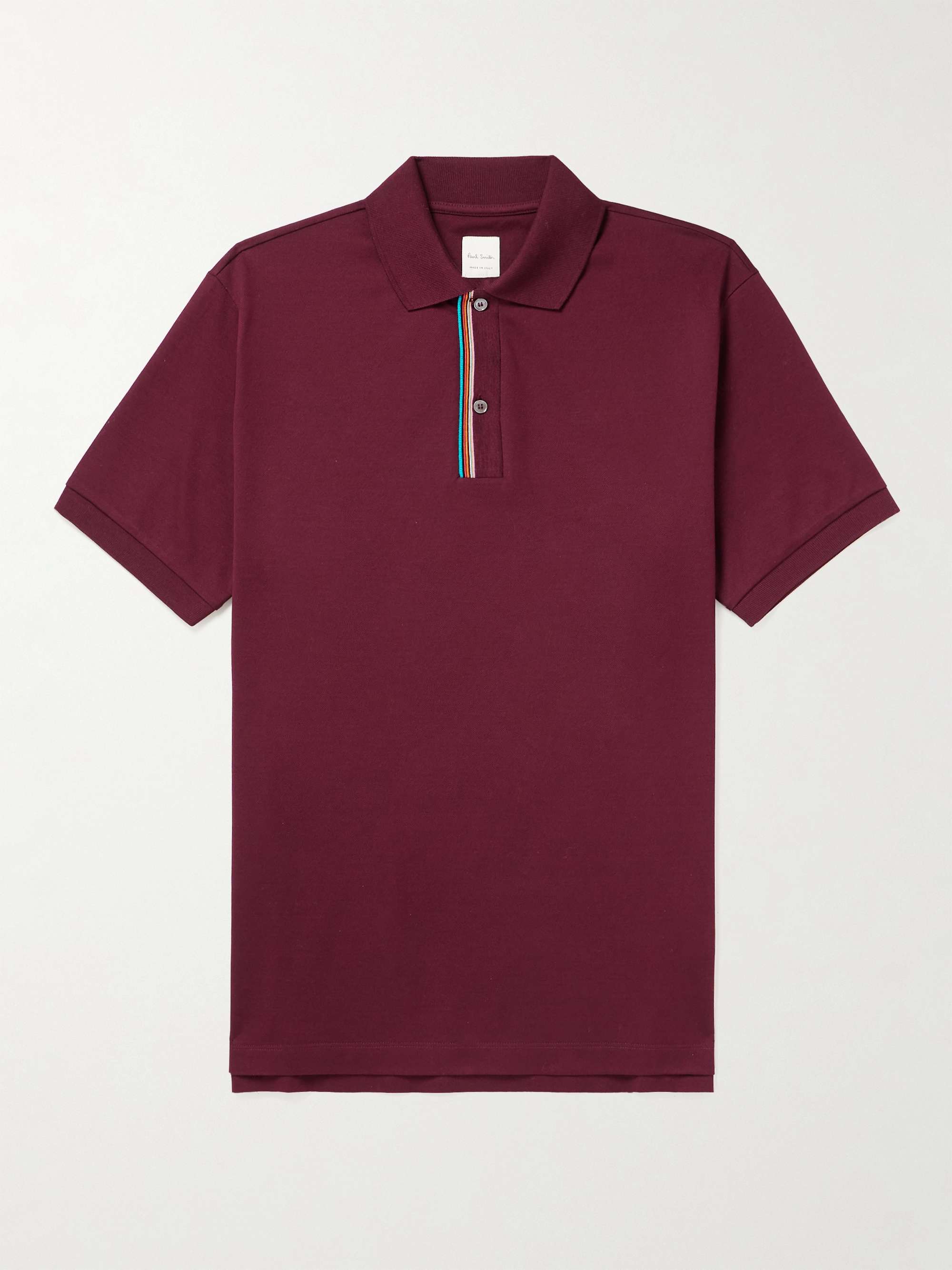 PAUL SMITH Cotton-Piqué Polo Shirt for Men | MR PORTER