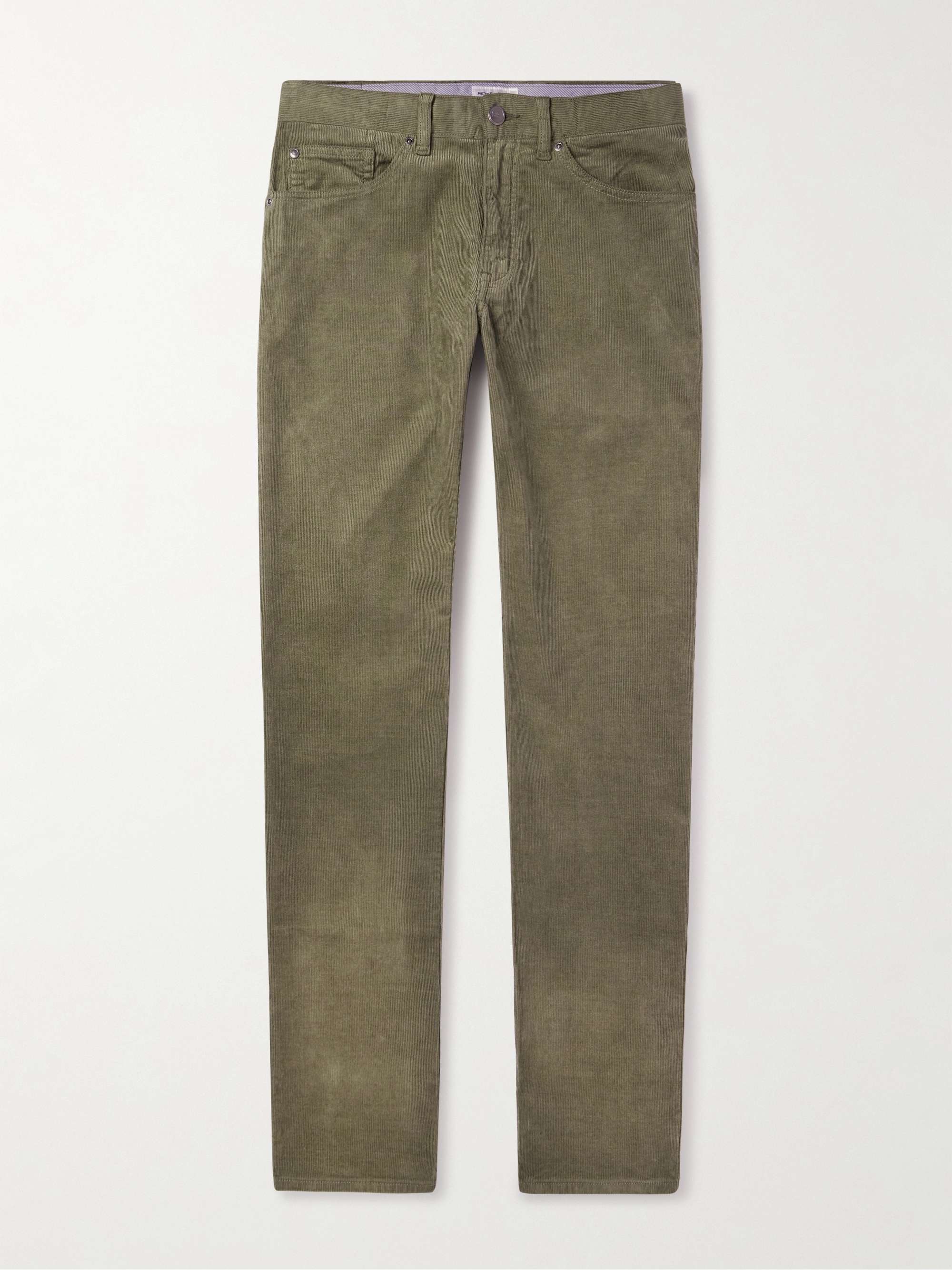 PETER MILLAR Superior Soft Straight-Leg Cotton-Blend Corduroy Trousers for  Men | MR PORTER