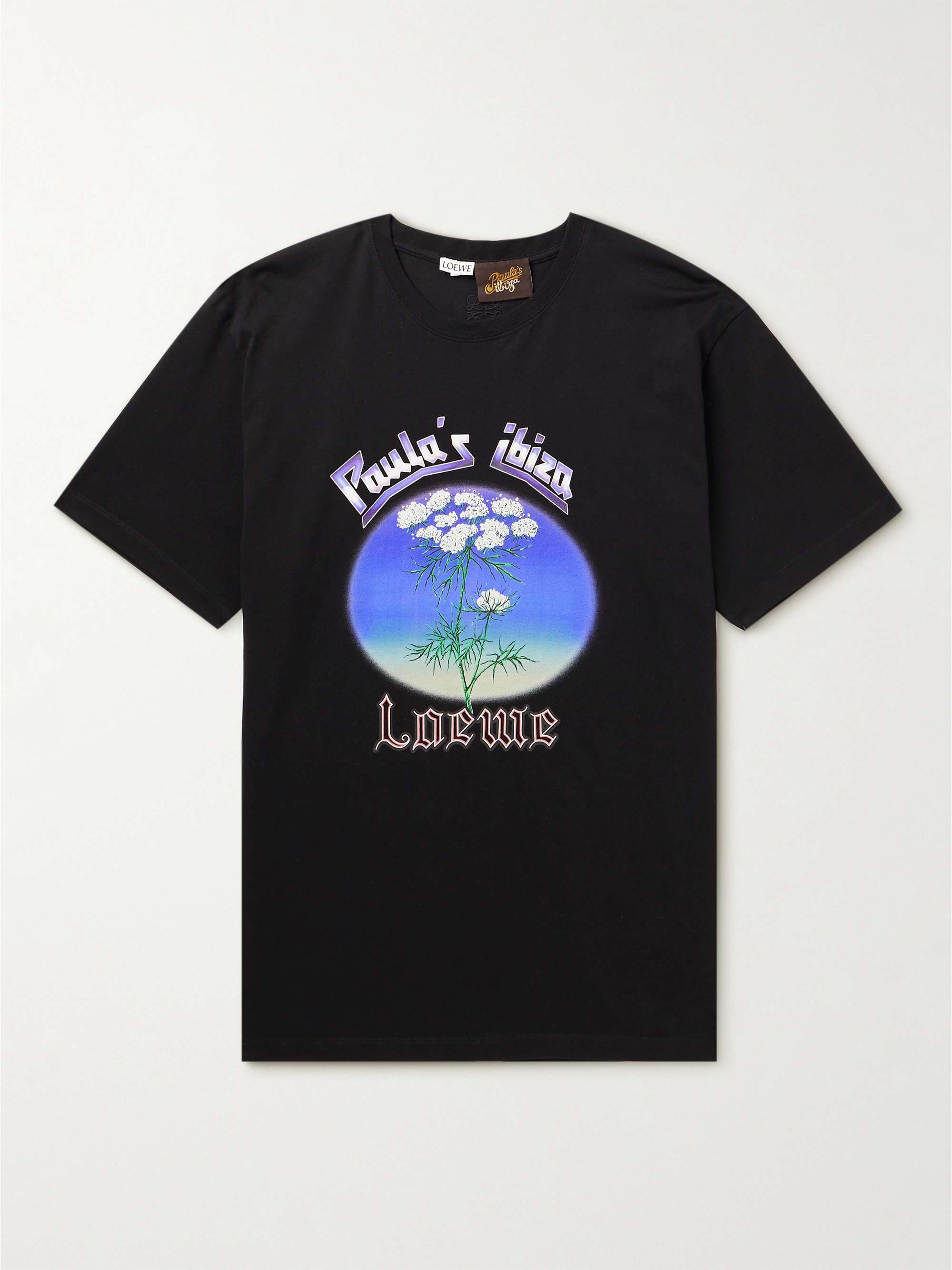 LOEWE + Paula's Ibiza Logo-Print Cotton-Jersey T-Shirt | MR PORTER