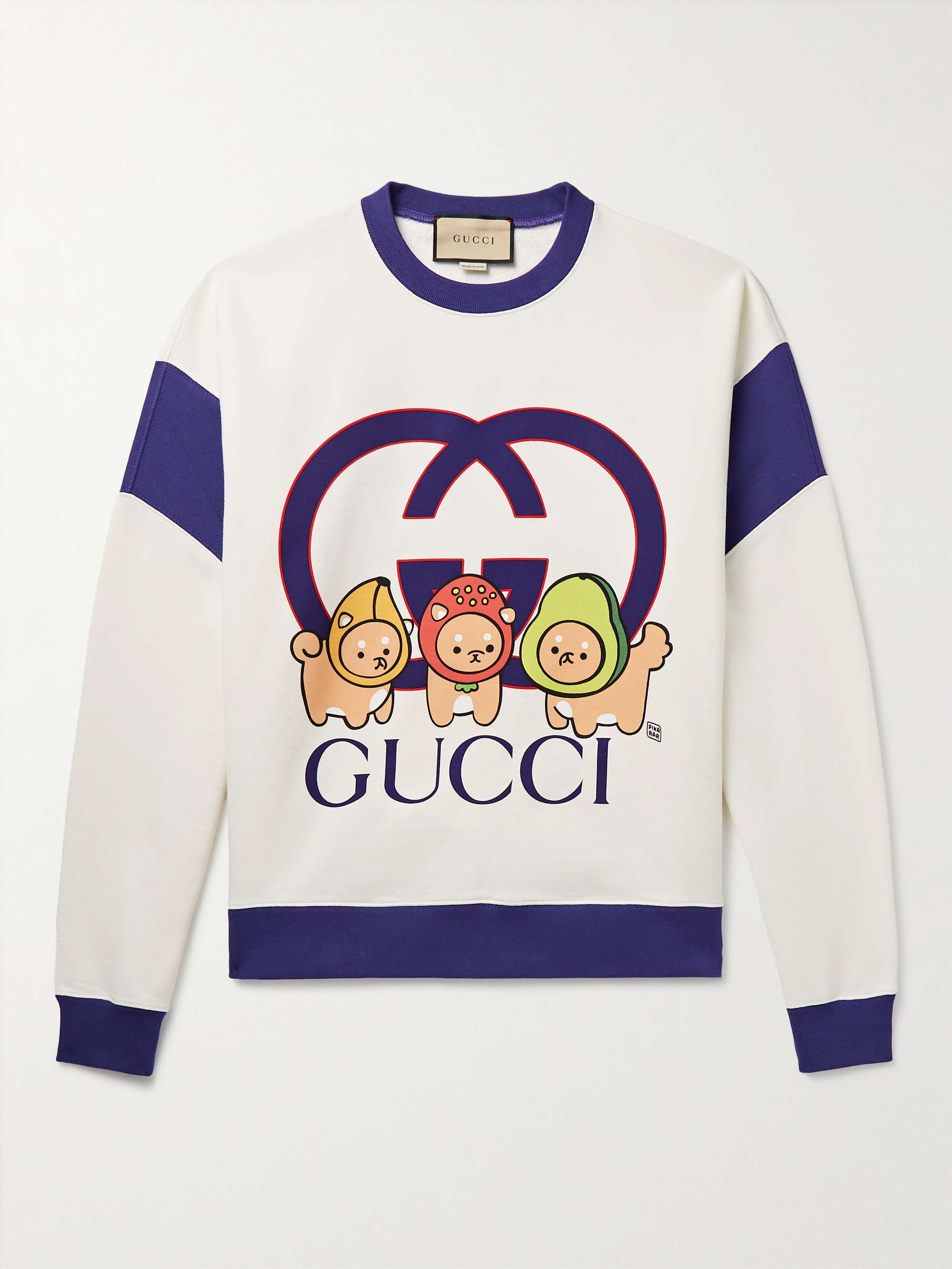 GUCCI + Angela Nguyen Printed Cotton-Jersey Sweatshirt for Men | MR PORTER