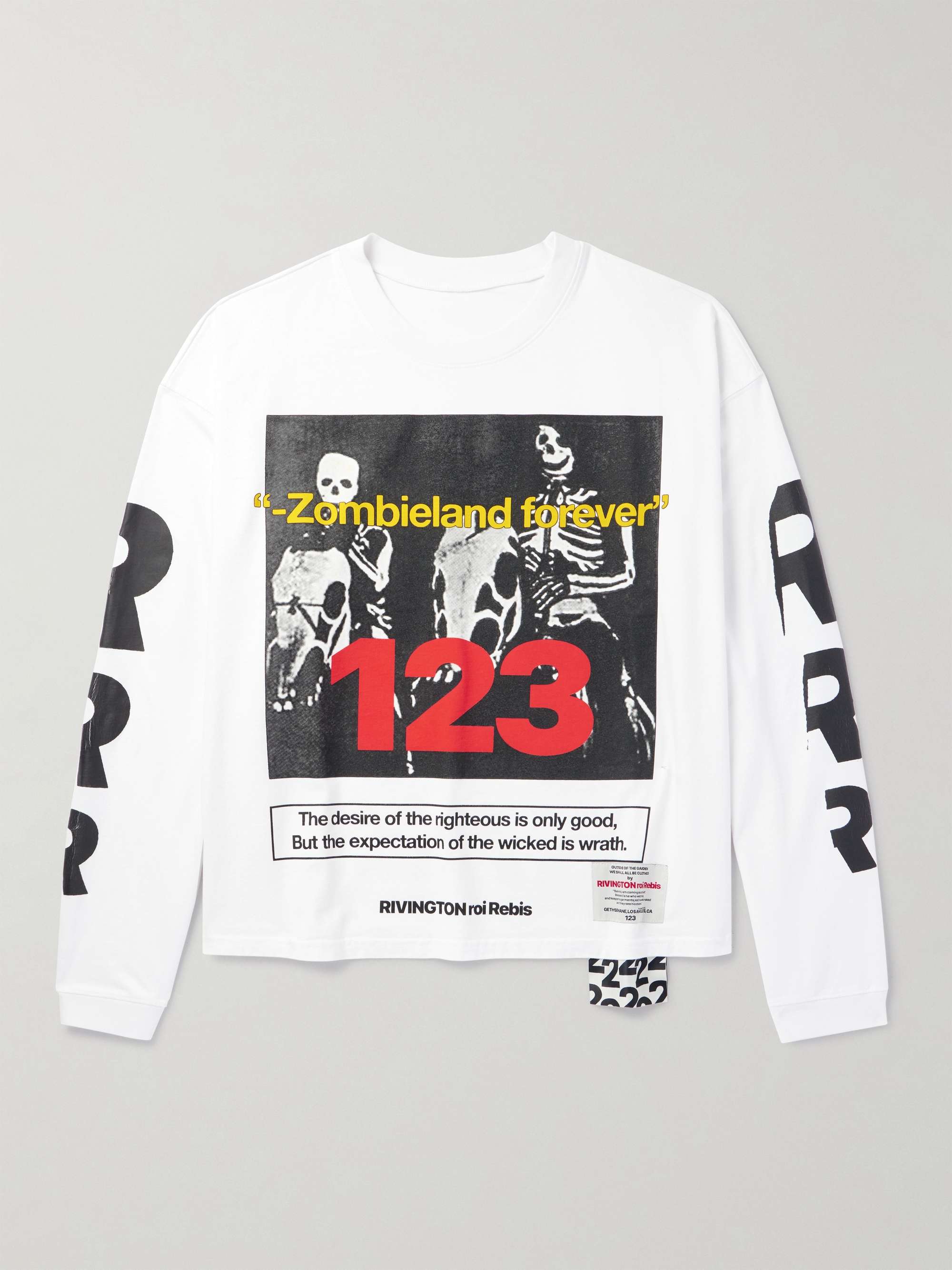RRR123 Zombieland Forever Logo-Print Cotton-Jersey T-Shirt for Men | MR  PORTER