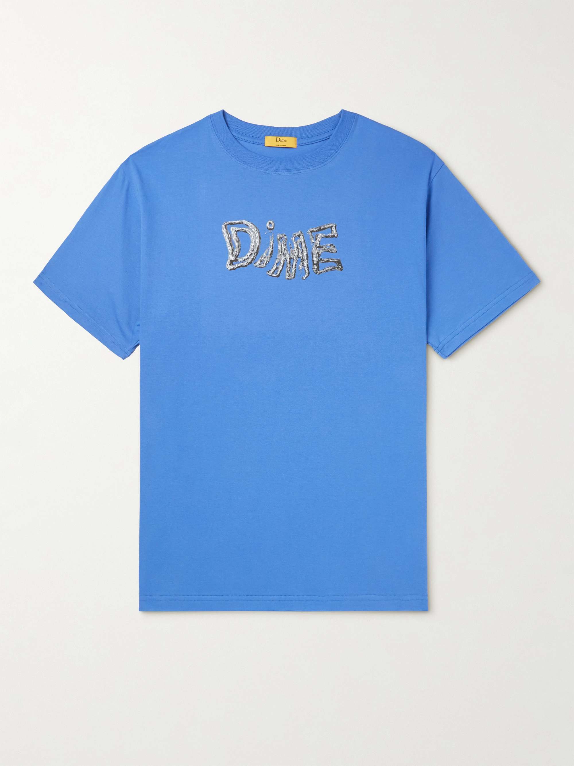 DIME Liquid Metal Logo-Print Cotton-Jersey T-Shirt for Men | MR PORTER