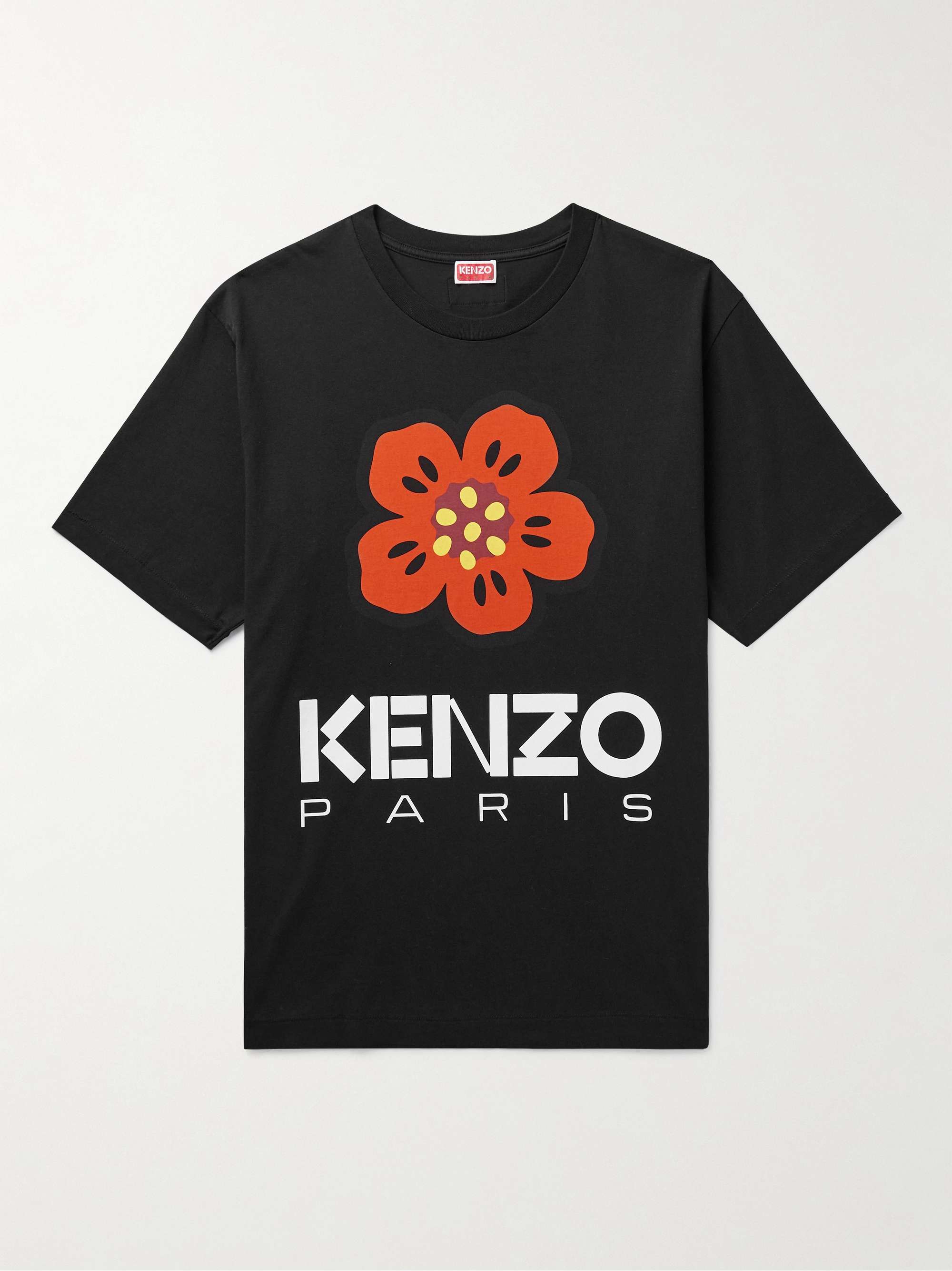 KENZO Logo-Print Cotton-Jersey T-Shirt for Men