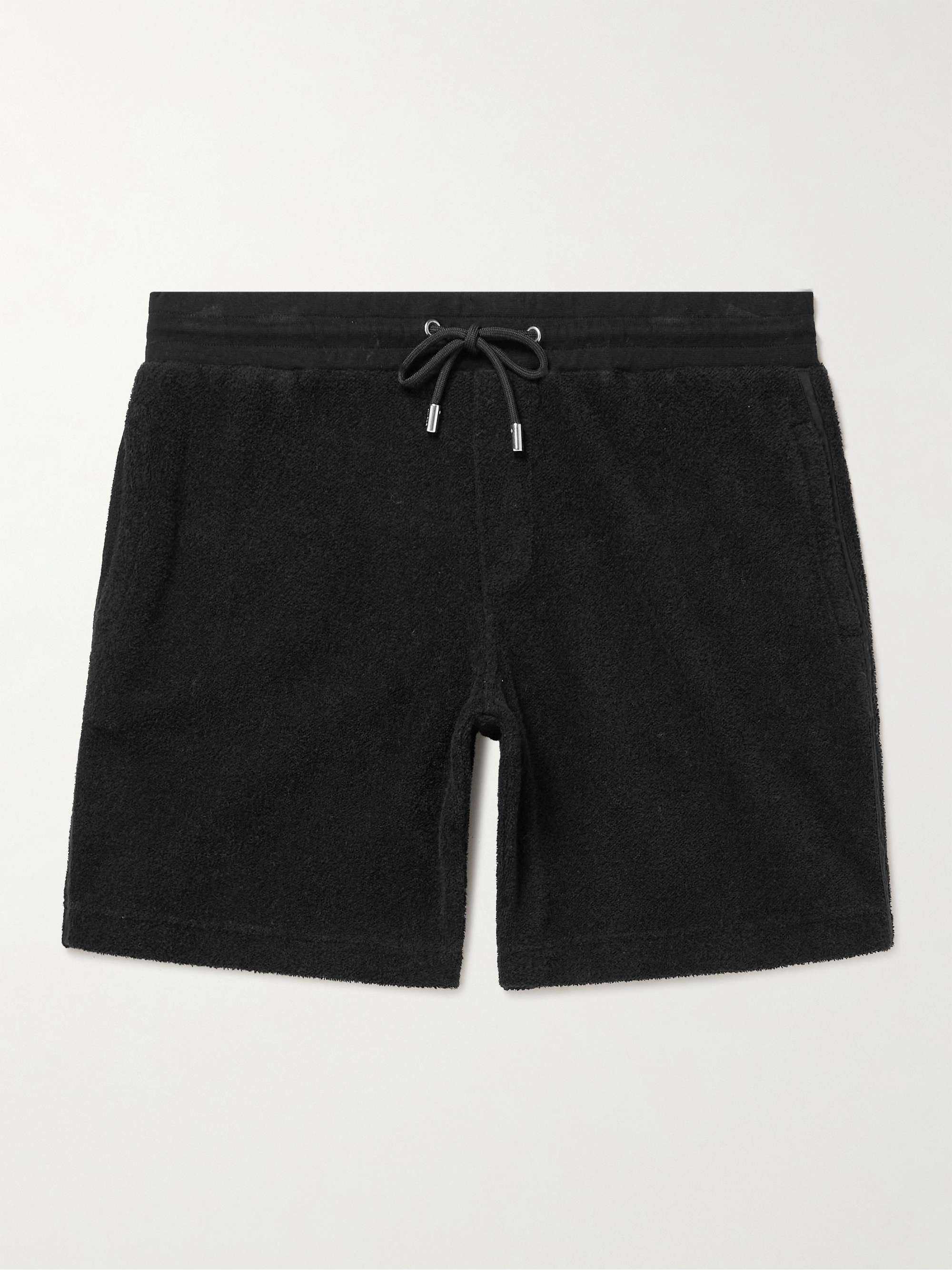 ORLEBAR BROWN Trevone Straight-Leg Organic Cotton-Terry Drawstring Shorts  for Men | MR PORTER