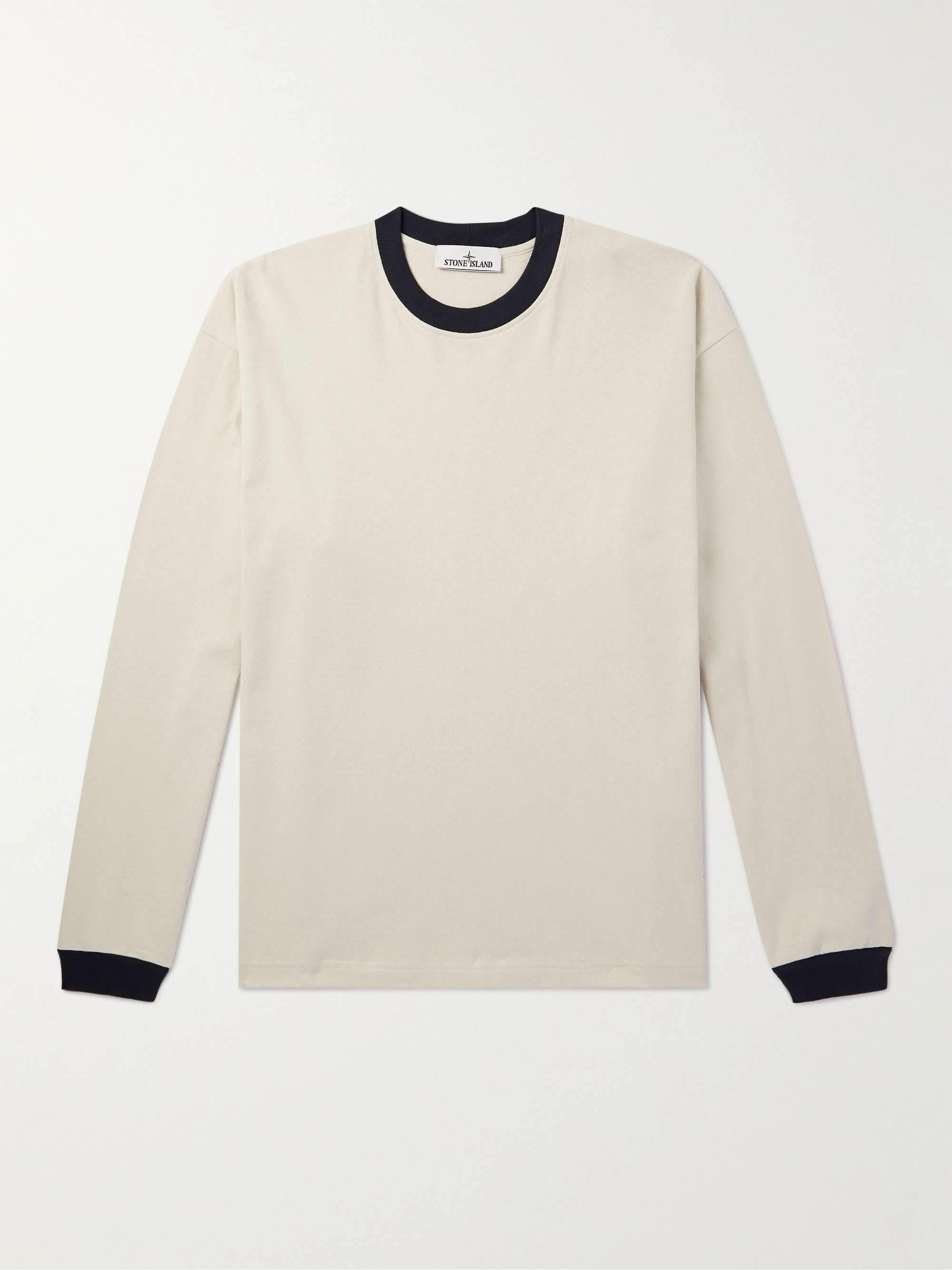 STONE ISLAND Marina Oversized Logo-Print Cotton-Jersey T-Shirt for Men | MR  PORTER
