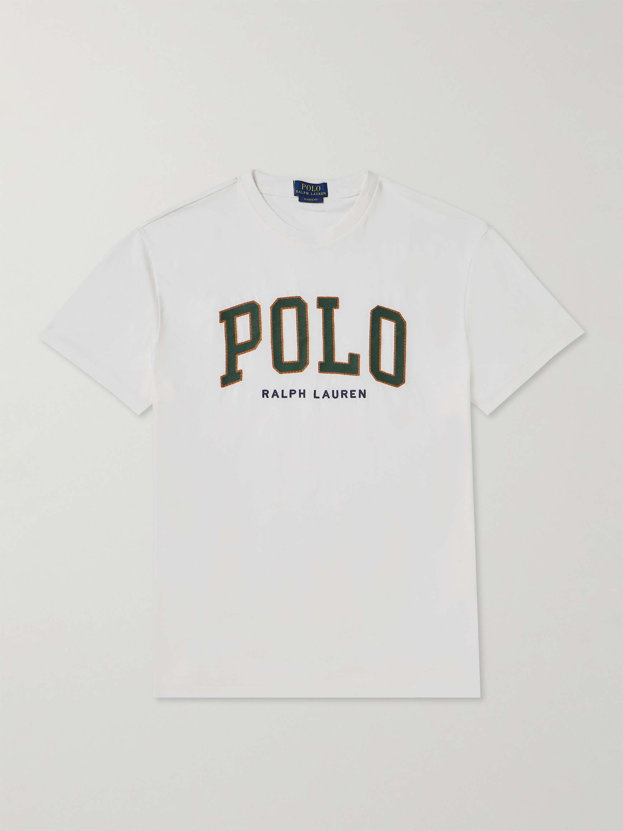 POLO RALPH LAUREN Logo-Appliquéd Cotton-Jersey T-Shirt for Men | MR PORTER