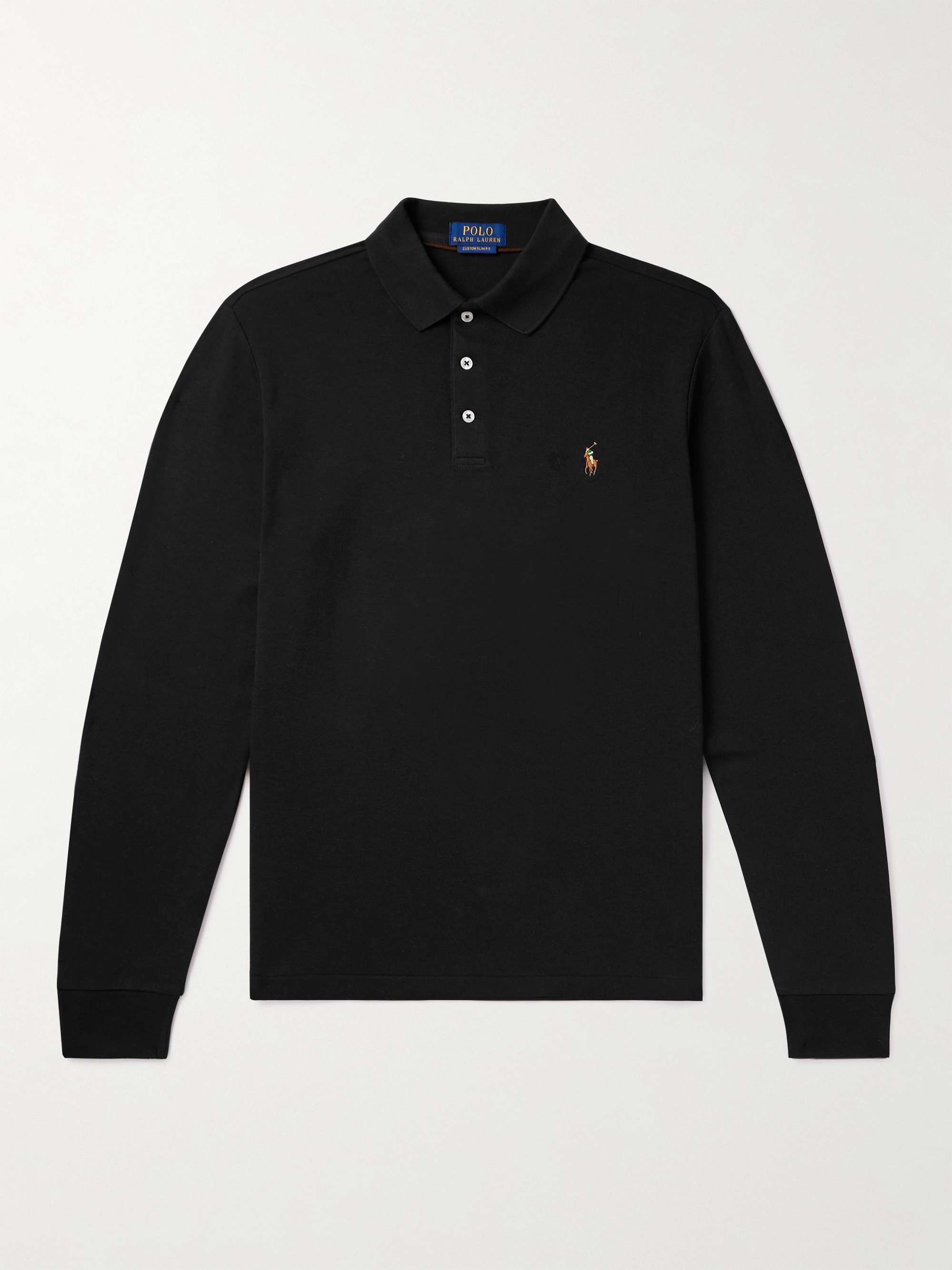 POLO RALPH LAUREN Slim-Fit Logo-Embroidered Cotton Polo Shirt for Men | MR  PORTER