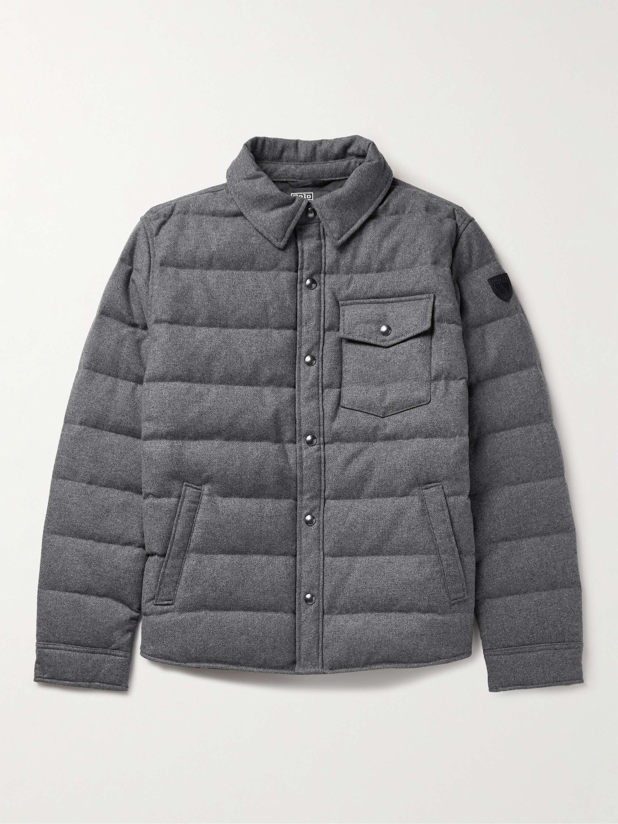 POLO RALPH LAUREN Beckt Quilted Recycled Wool-Blend Down Jacket for Men |  MR PORTER