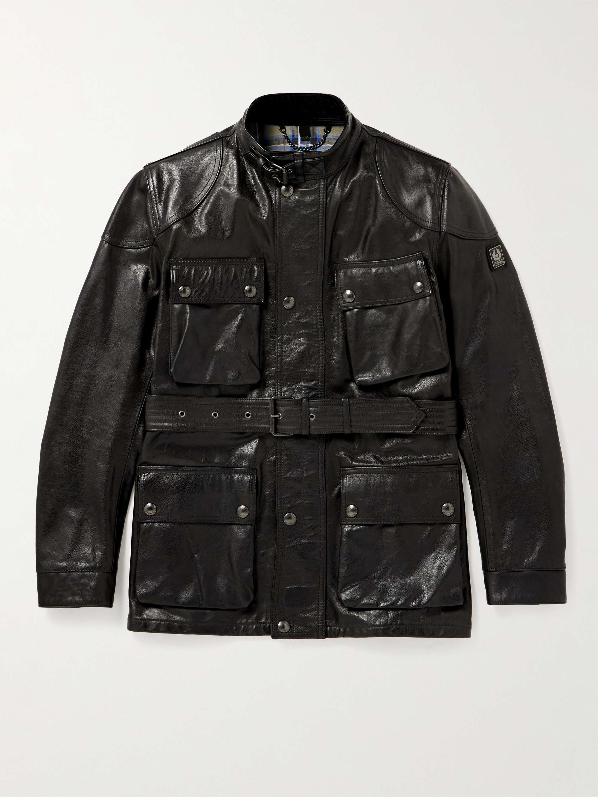 BELSTAFF Trialmaster Panther Leather Jacket for Men | MR PORTER