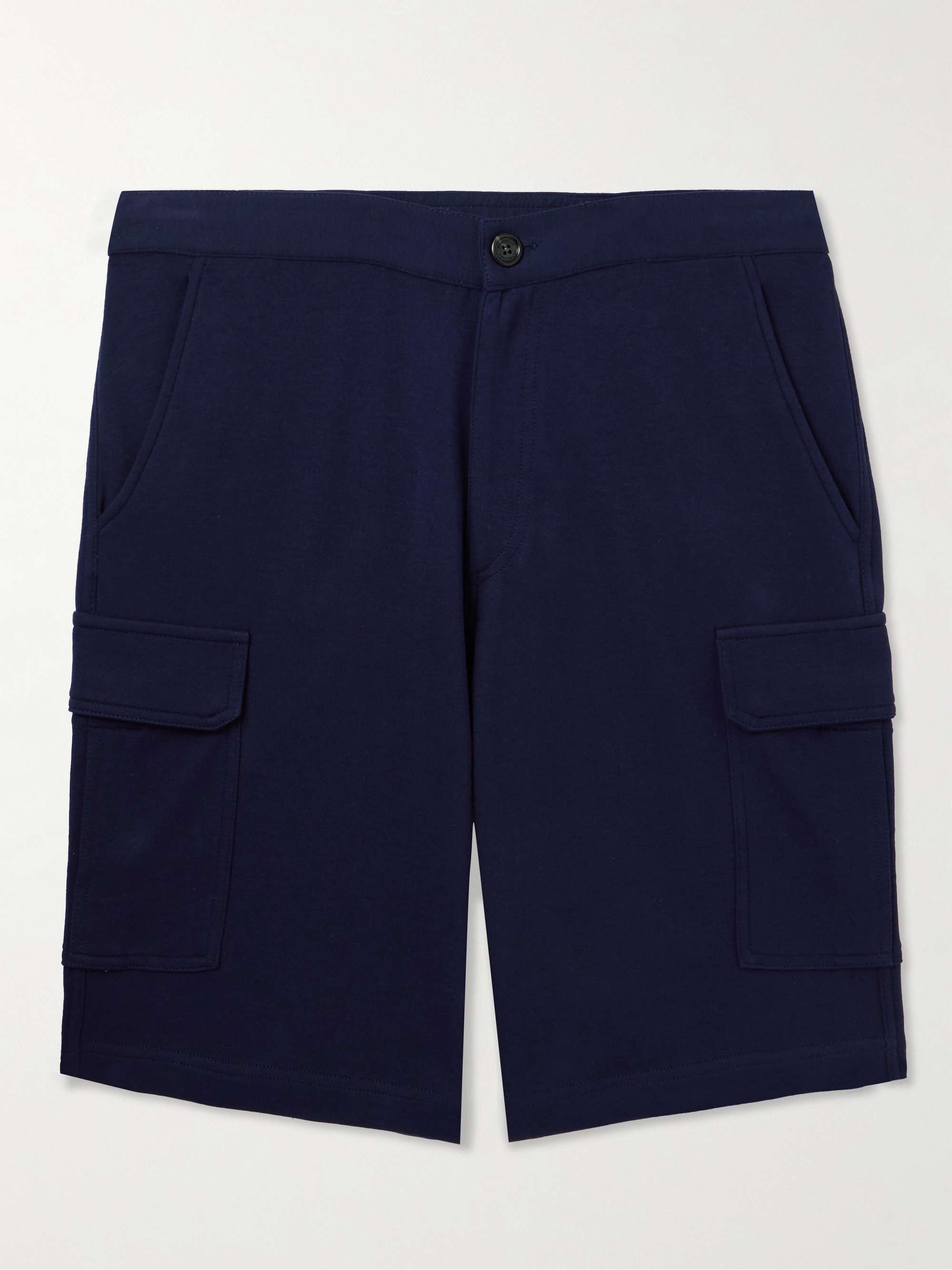 BRUNELLO CUCINELLI Straight-Leg Cotton-Blend Jersey Cargo Shorts for Men |  MR PORTER