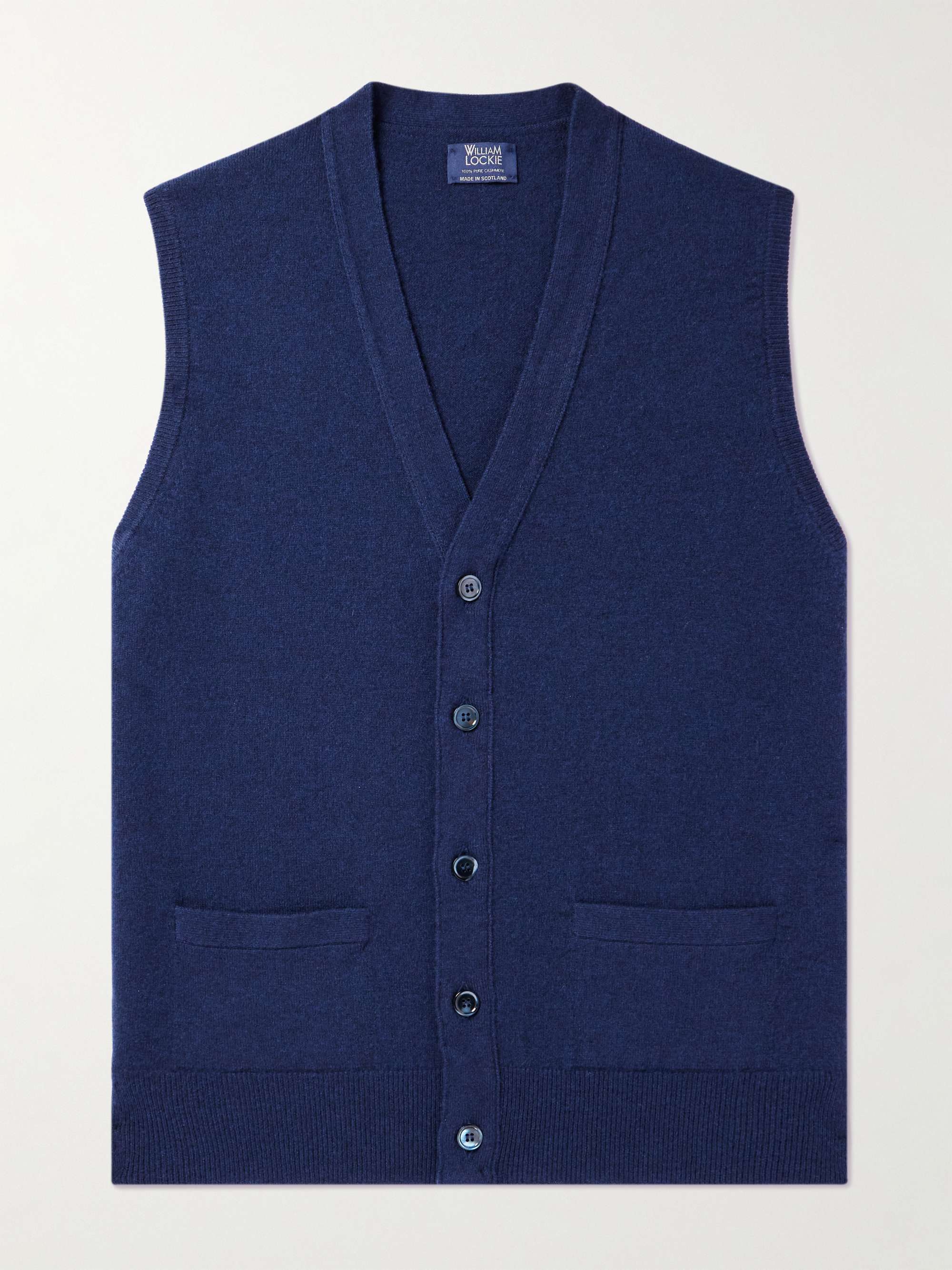 WILLIAM LOCKIE Oxton Cashmere Sweater Vest for Men | MR PORTER
