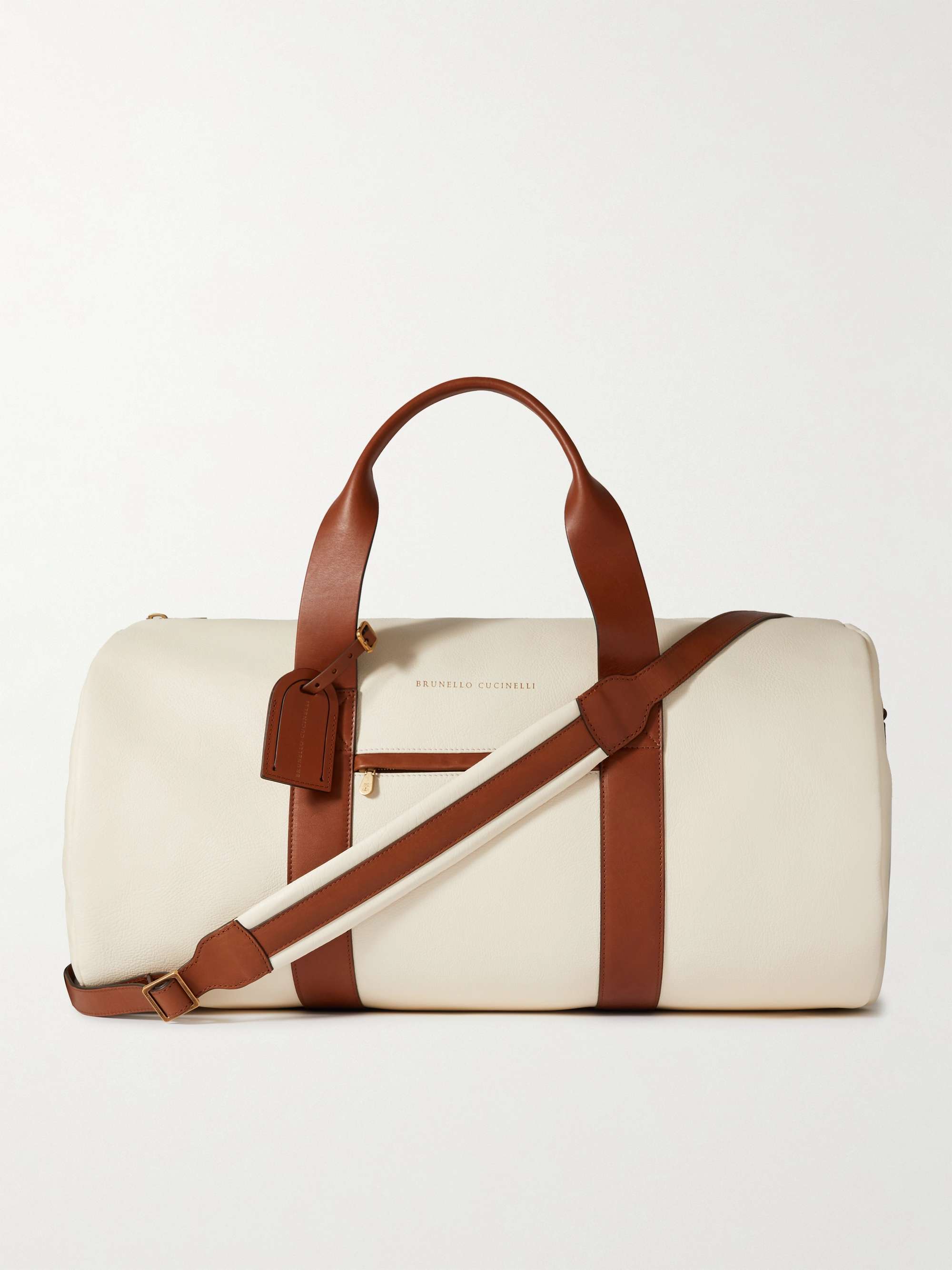 BRUNELLO CUCINELLI Borsa Leather Duffle Bag for Men | MR PORTER