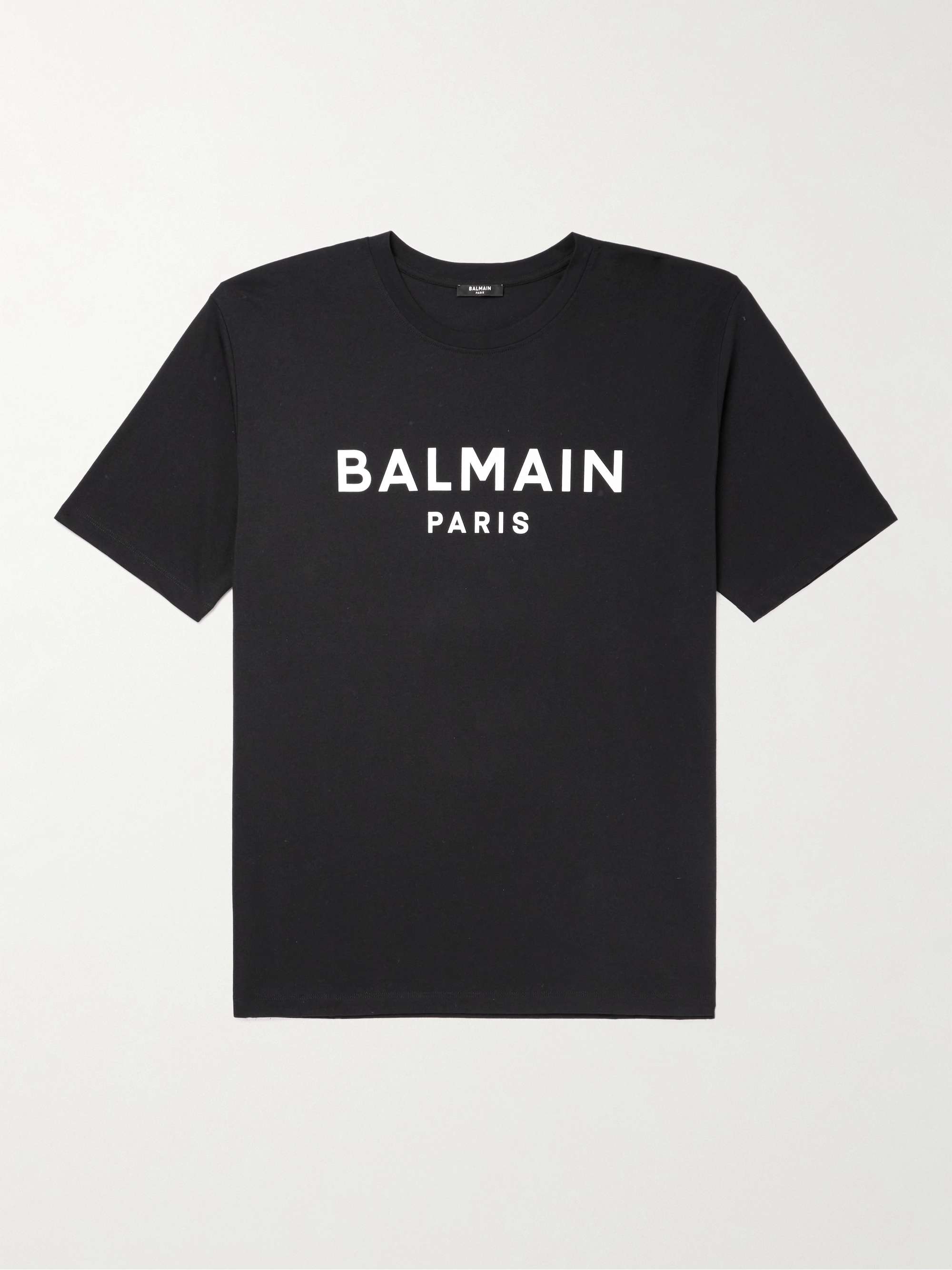 Tænk fremad Sympatisere etikette BALMAIN Logo-Print Cotton-Jersey T-Shirt for Men | MR PORTER