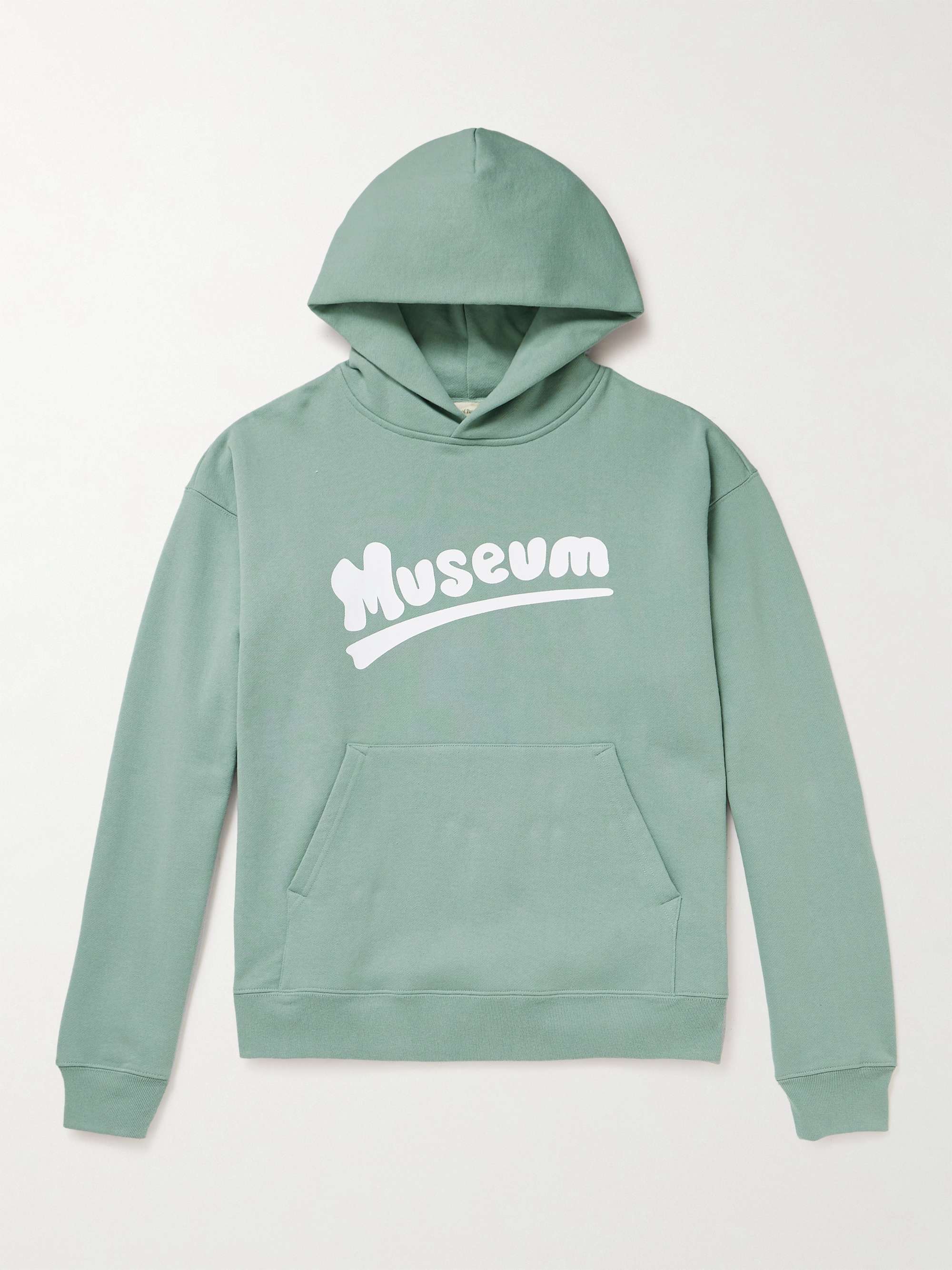 MUSEUM OF PEACE & QUIET Printed Cotton-Jersey Hoodie for Men | MR PORTER