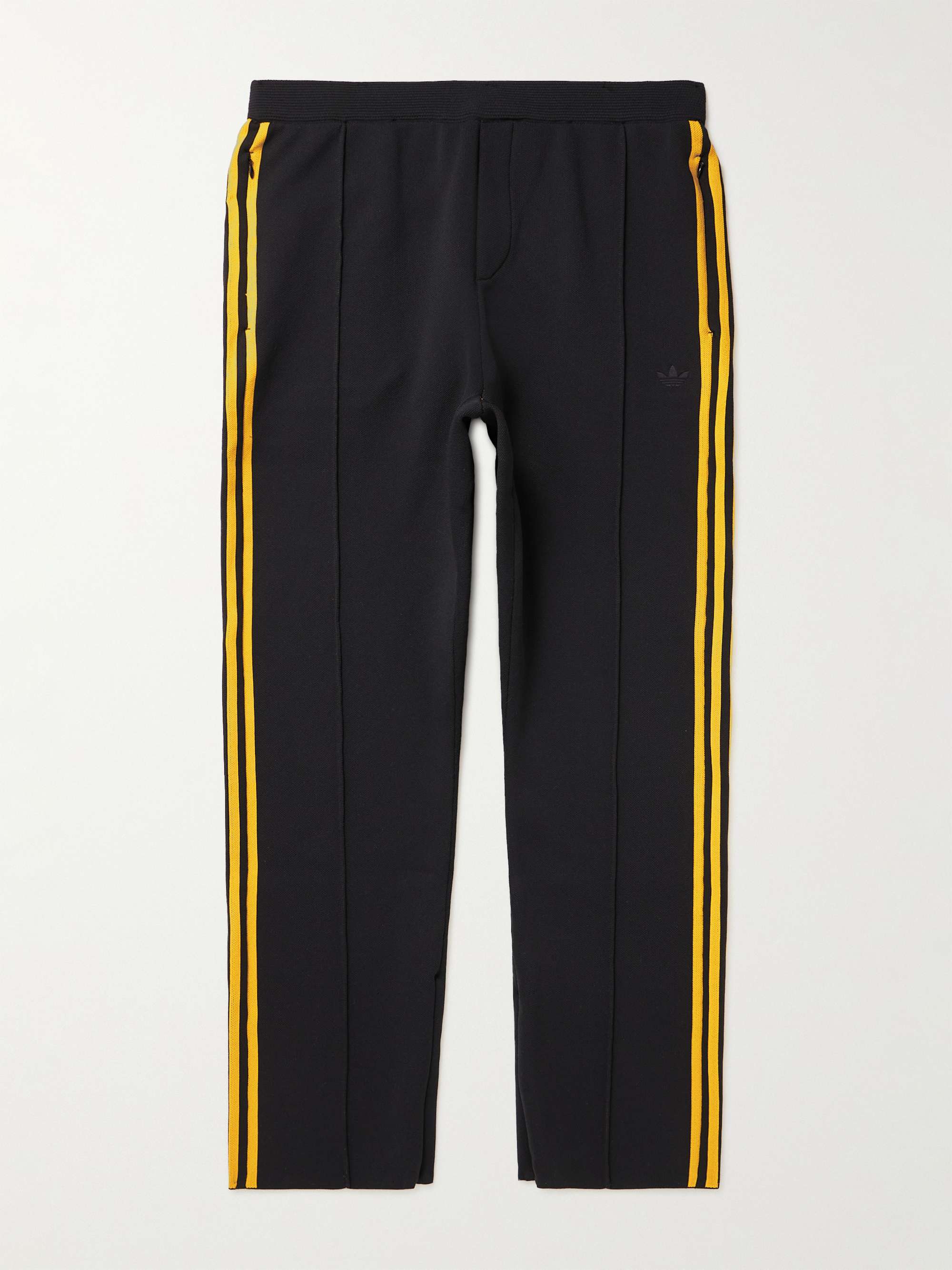 ADIDAS CONSORTIUM + Wales Bonner Slim-Fit Straight-Leg Striped Pleated  Knitted Sweatpants for Men | MR PORTER